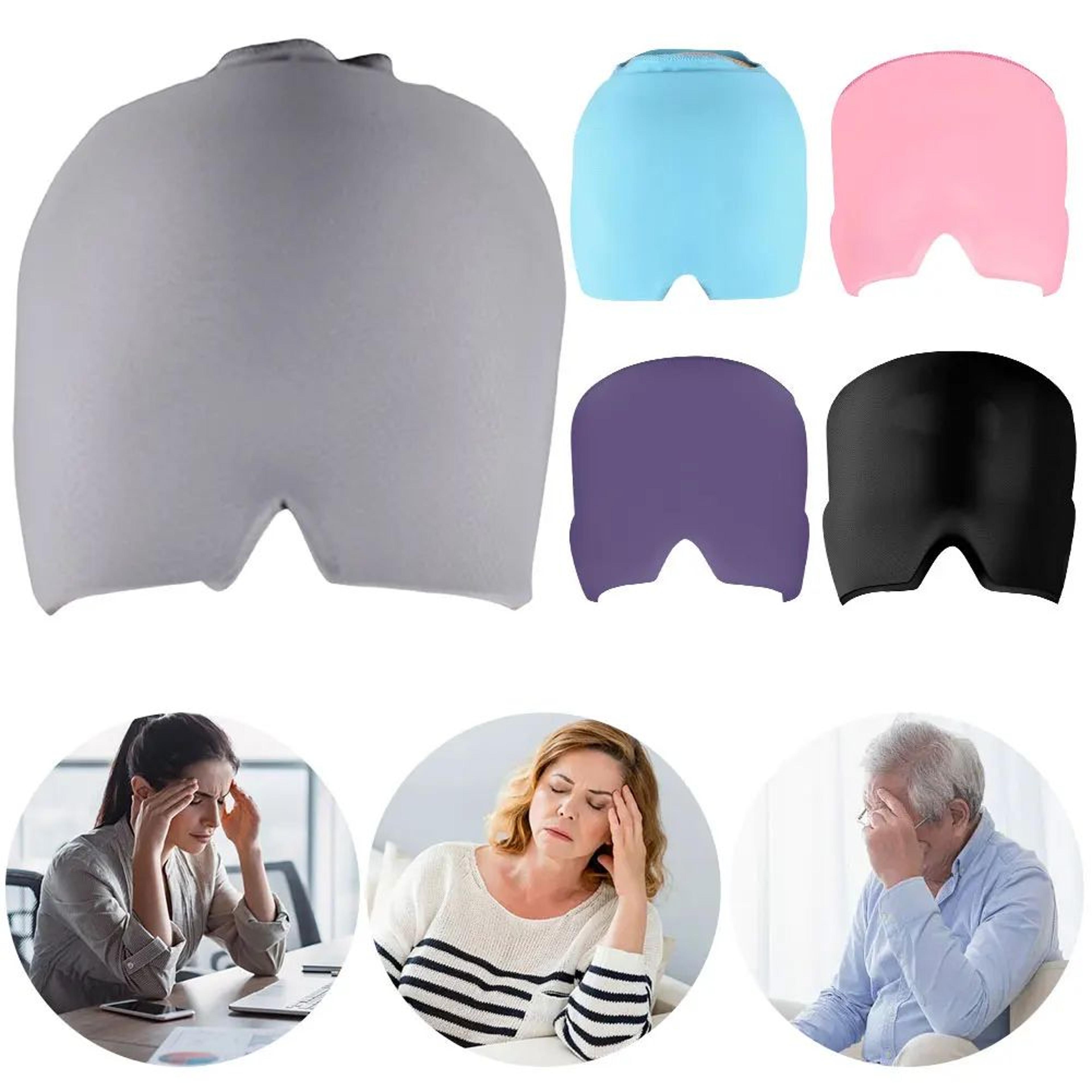 Migraine Relief Ice Cap  Cold Compression Head Wrap For Headaches Sinus Pressure  Stress 2