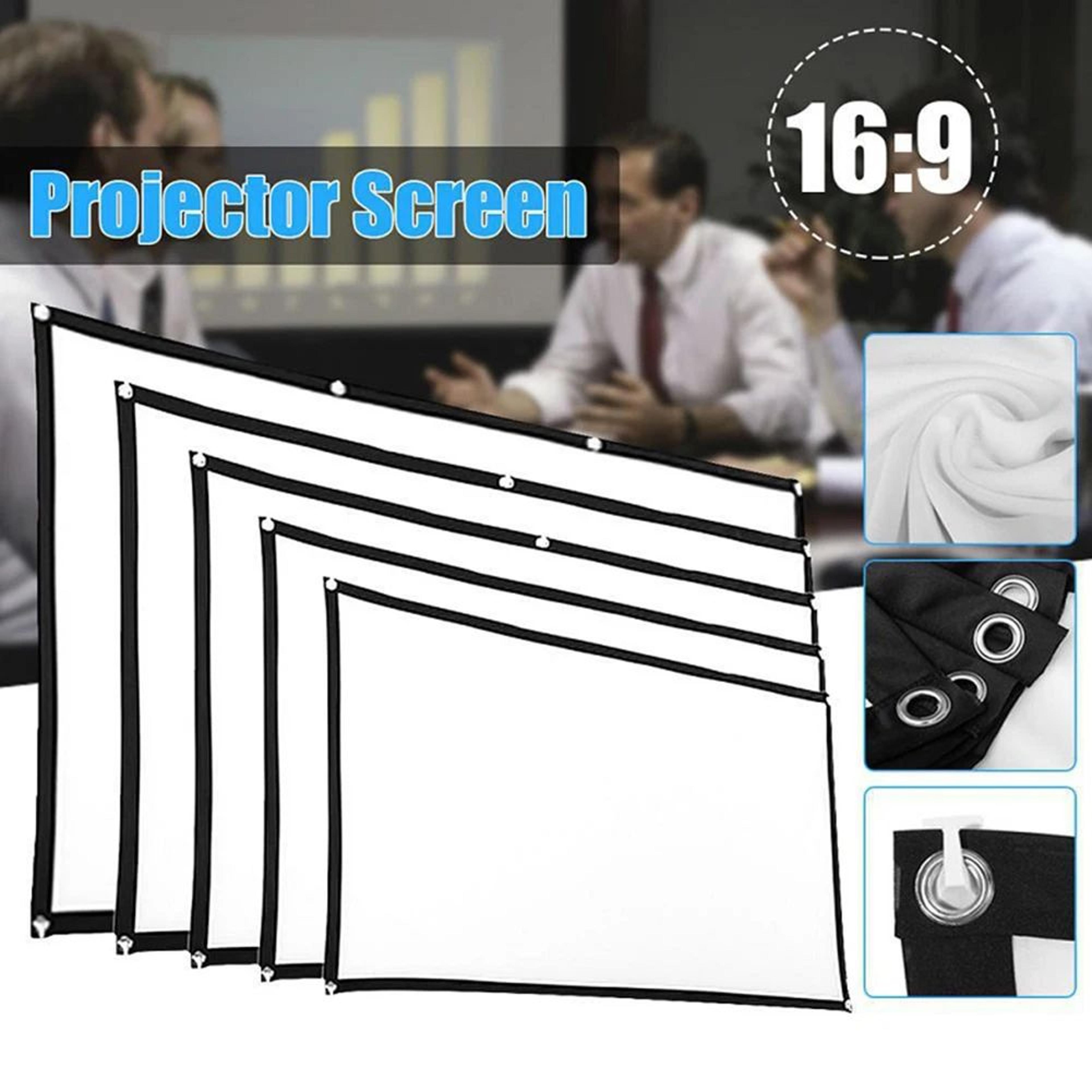 Portable HD Projection Screen 60150inches For Home  Office Cinematic Viewing 4