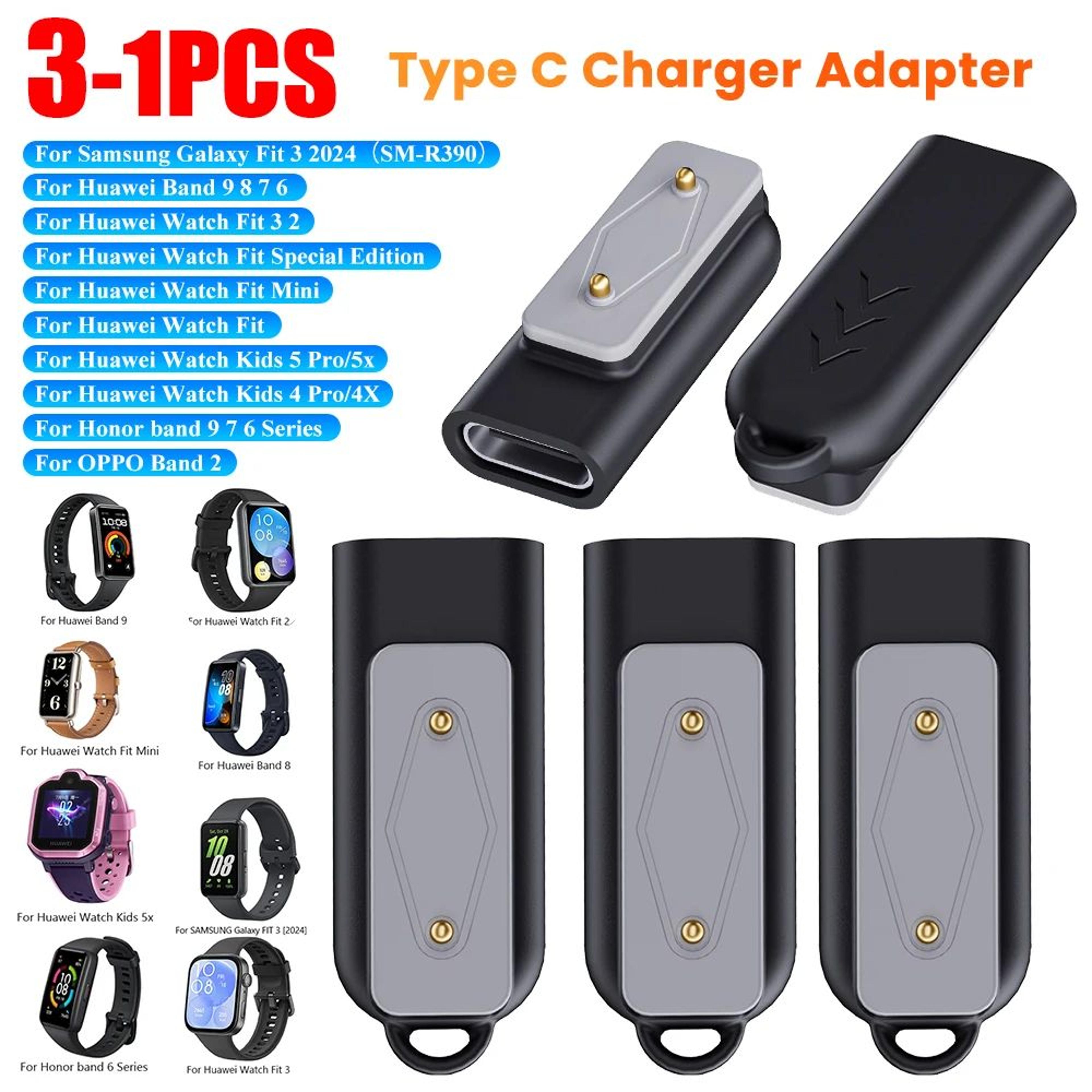 RightAngle USBC Watch Charger Adapter For Samsung Galaxy Fit  Huawei Watch Fit 1