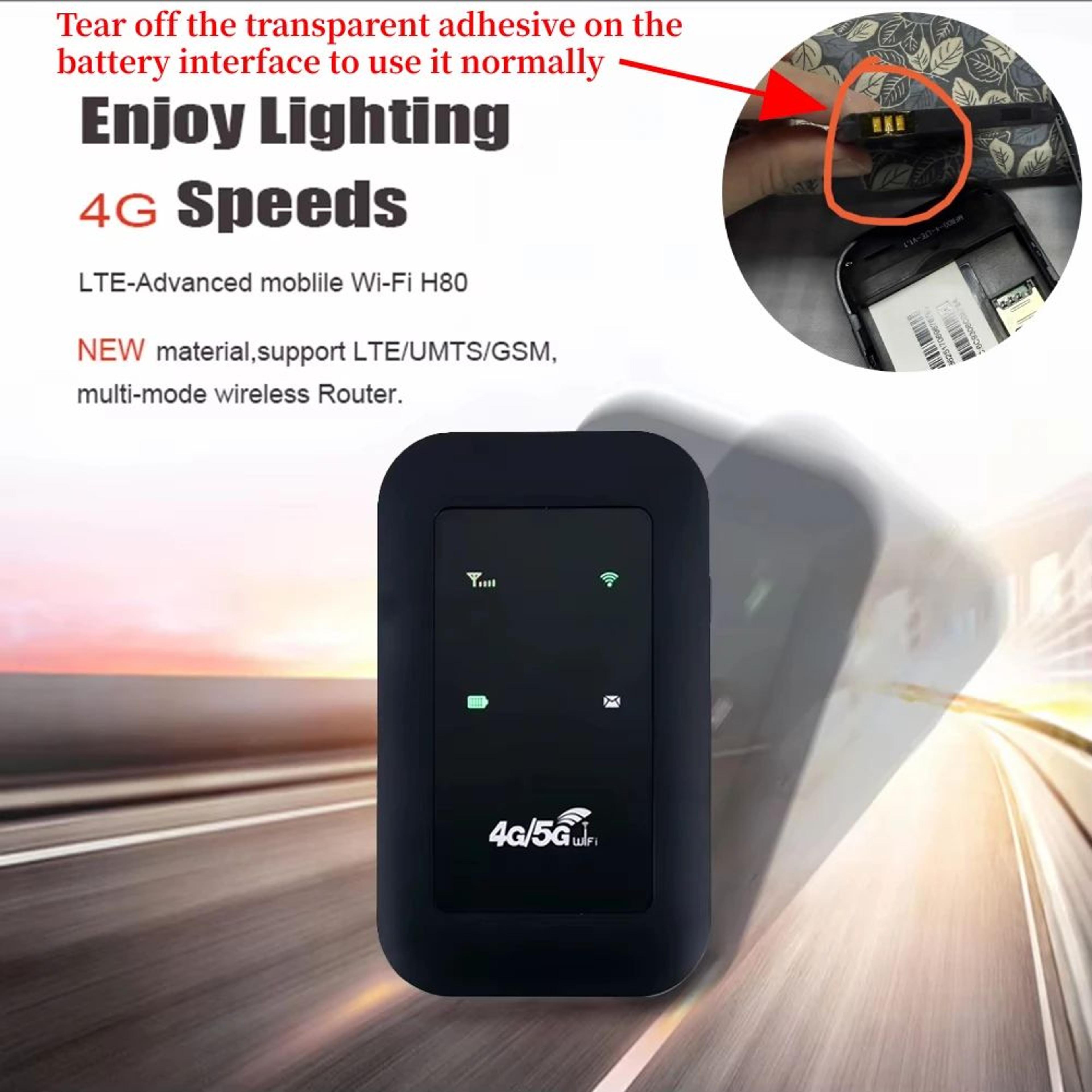 UltraConnect 4G LTE WiFi Router Portable Hotspot With SIM Card Slot  Signal Booster 1