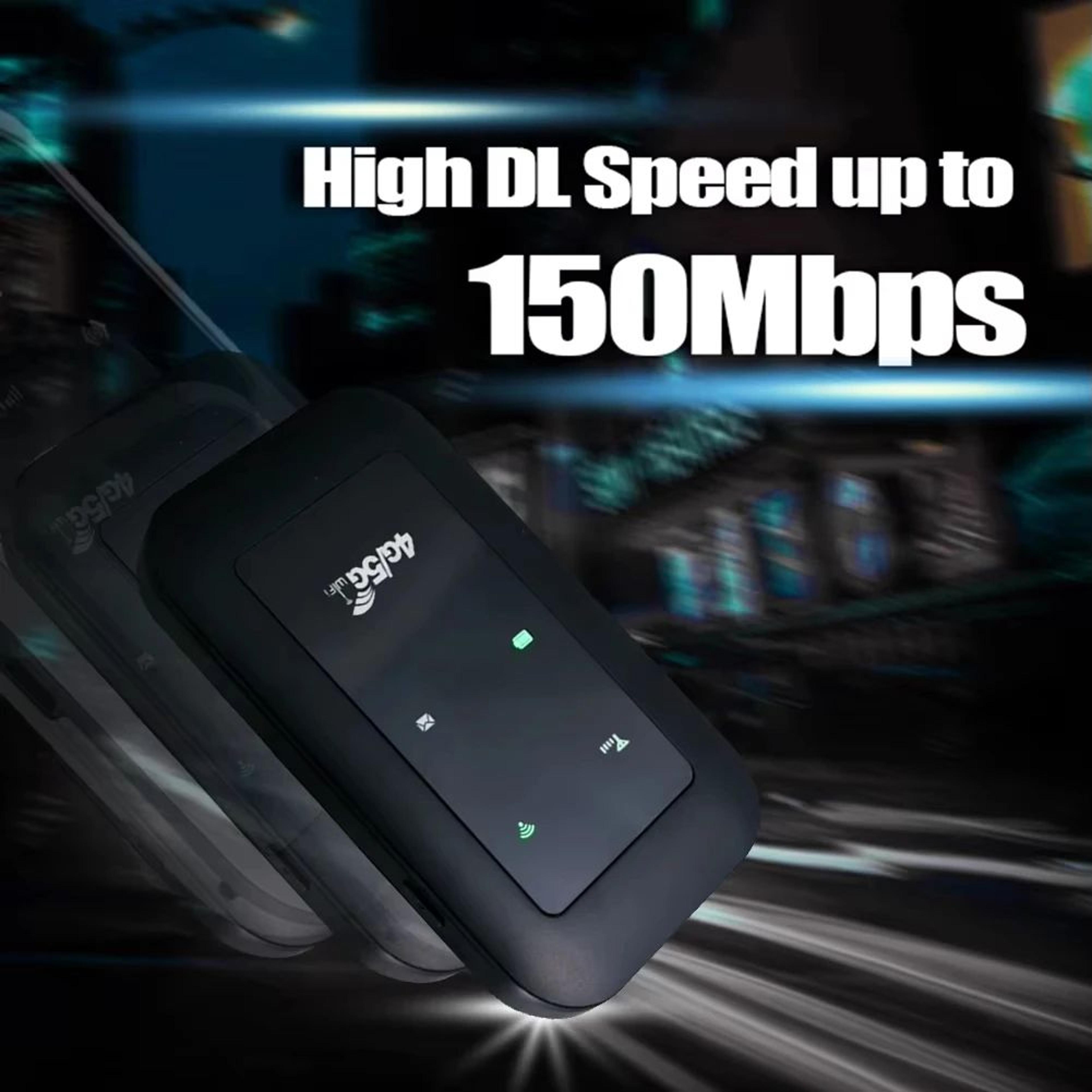 4G Pocket WiFi Router With SIM Card Slot  Portable Mobile Hotspot 150Mbps Wireless Modem 2