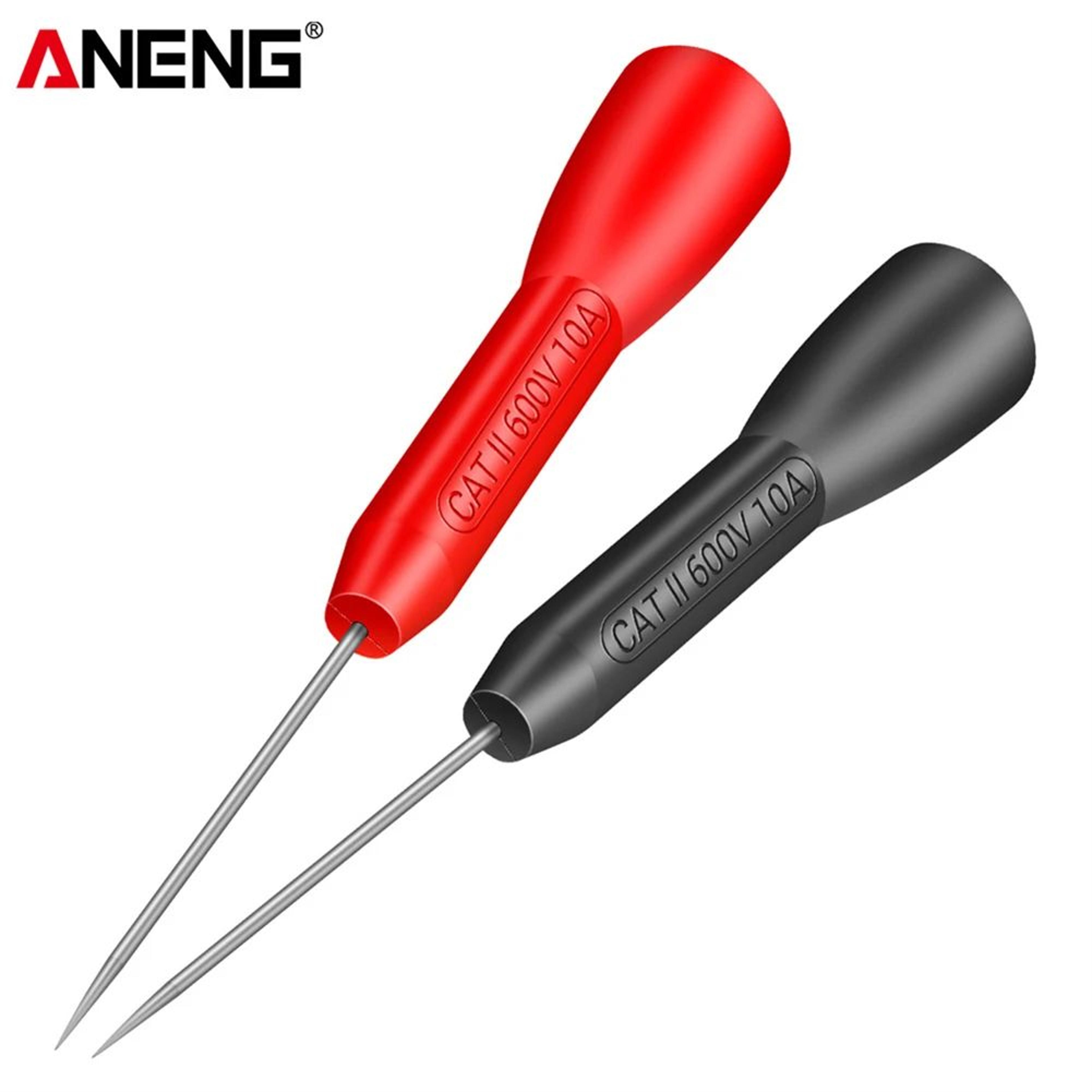 Insulation Piercing Needles Multimeter Test Probes  600V 10A Automotive Electrical Testing Tool 2pc 3