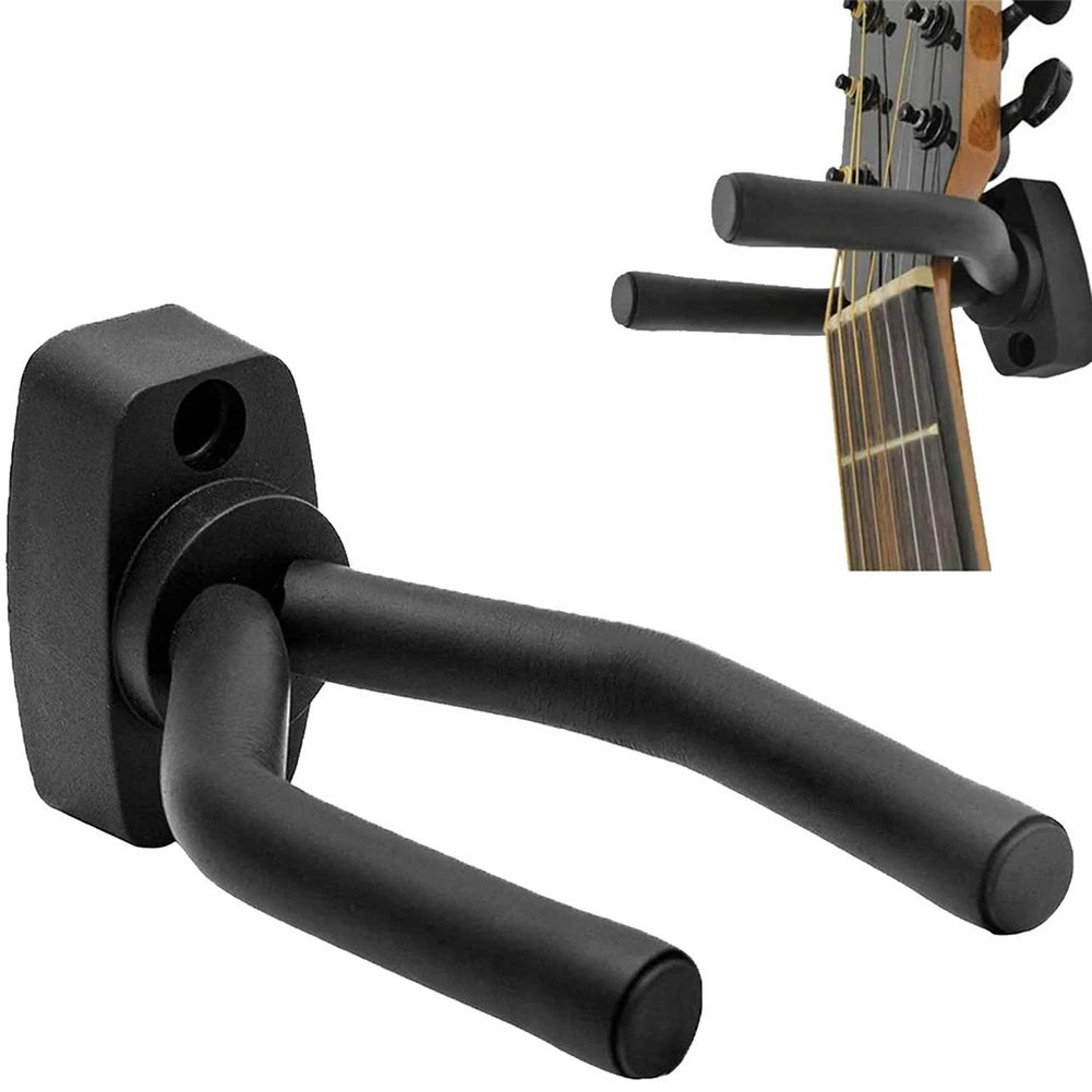 Wall Mount Guitar Hanger With NonSlip AutoLock Bracket For Electric Bass  Ukulele 0