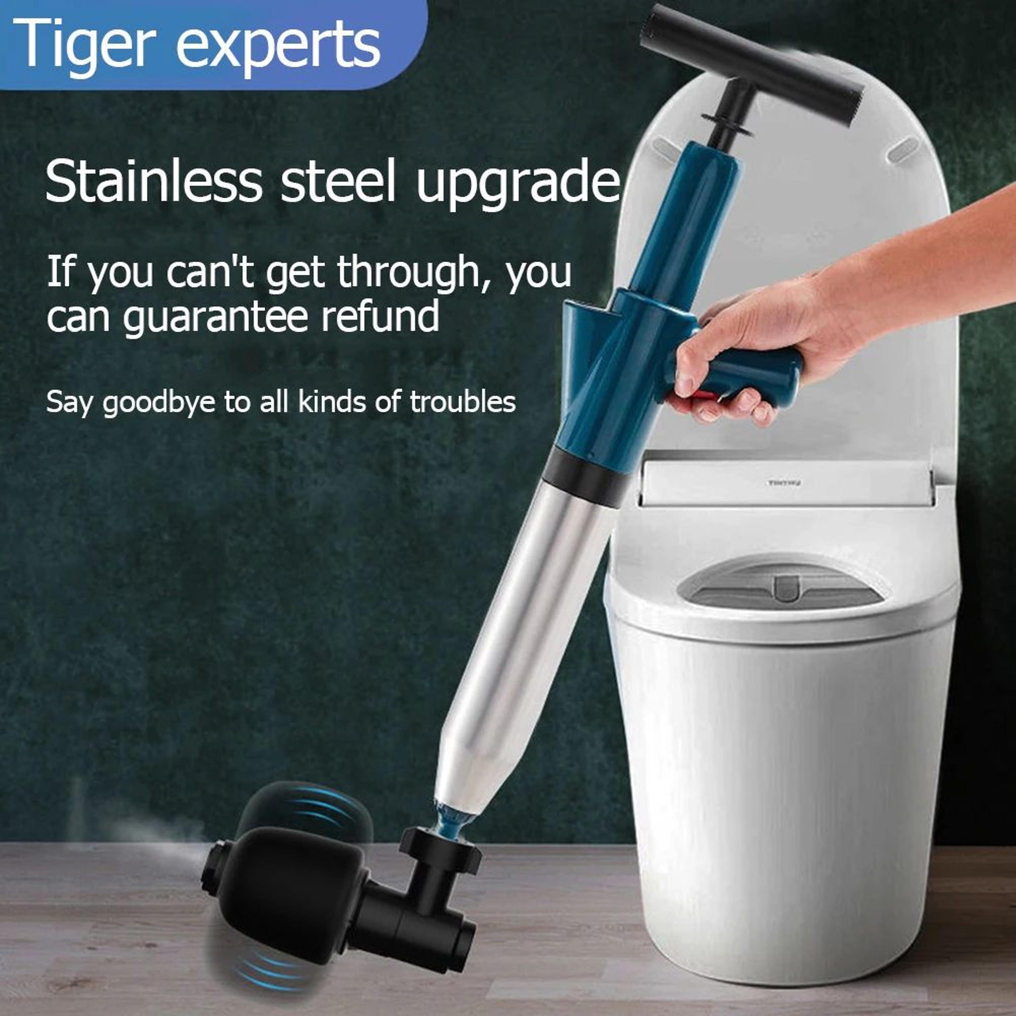 HighPressure Drain Plunger For Toilets Sinks  Showers 2