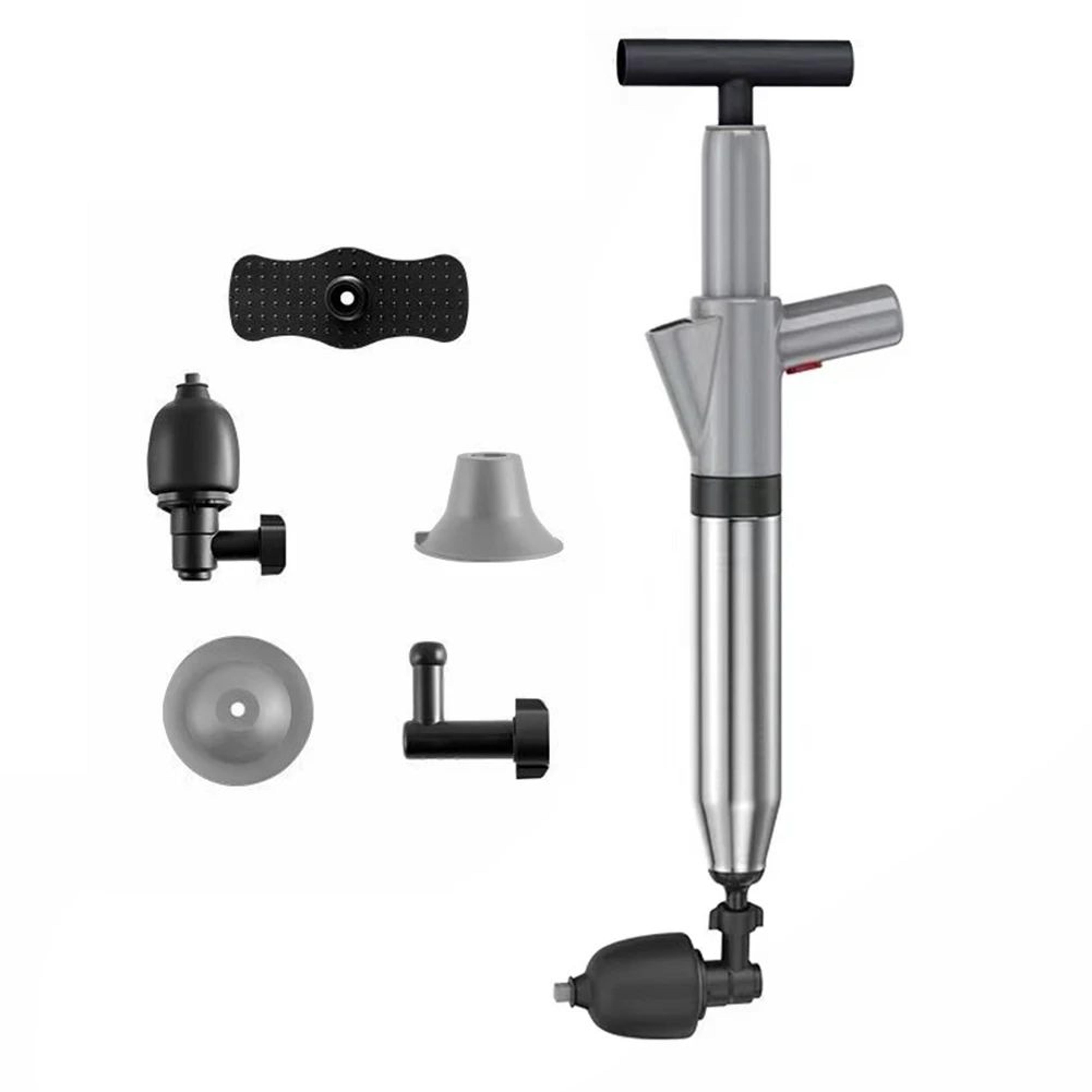 HighPressure Drain Plunger For Toilets Sinks  Showers 7