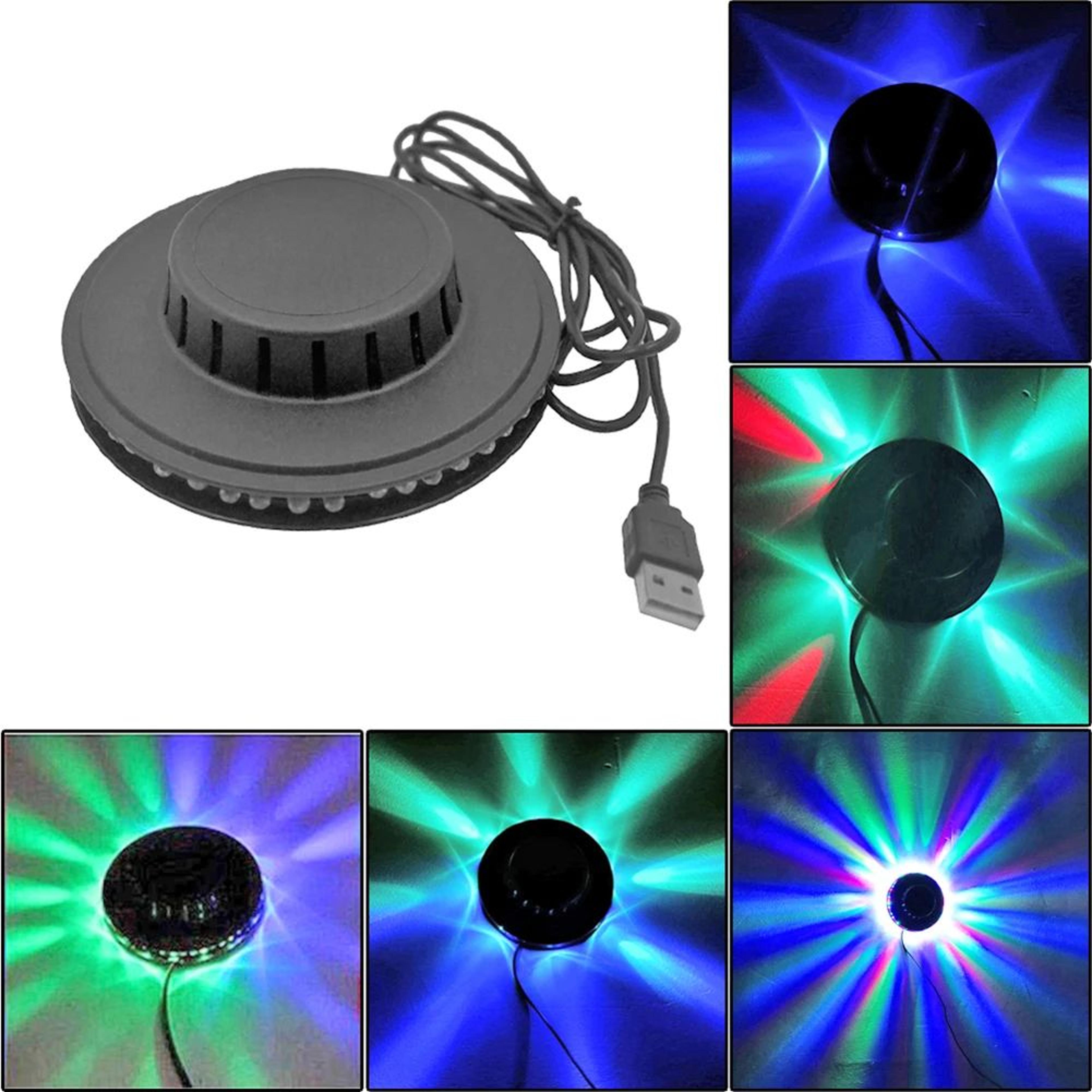 SoundActivated RGB Disco Light Bar With Rotating LED Effects  USB Party  Stage Lighting 0