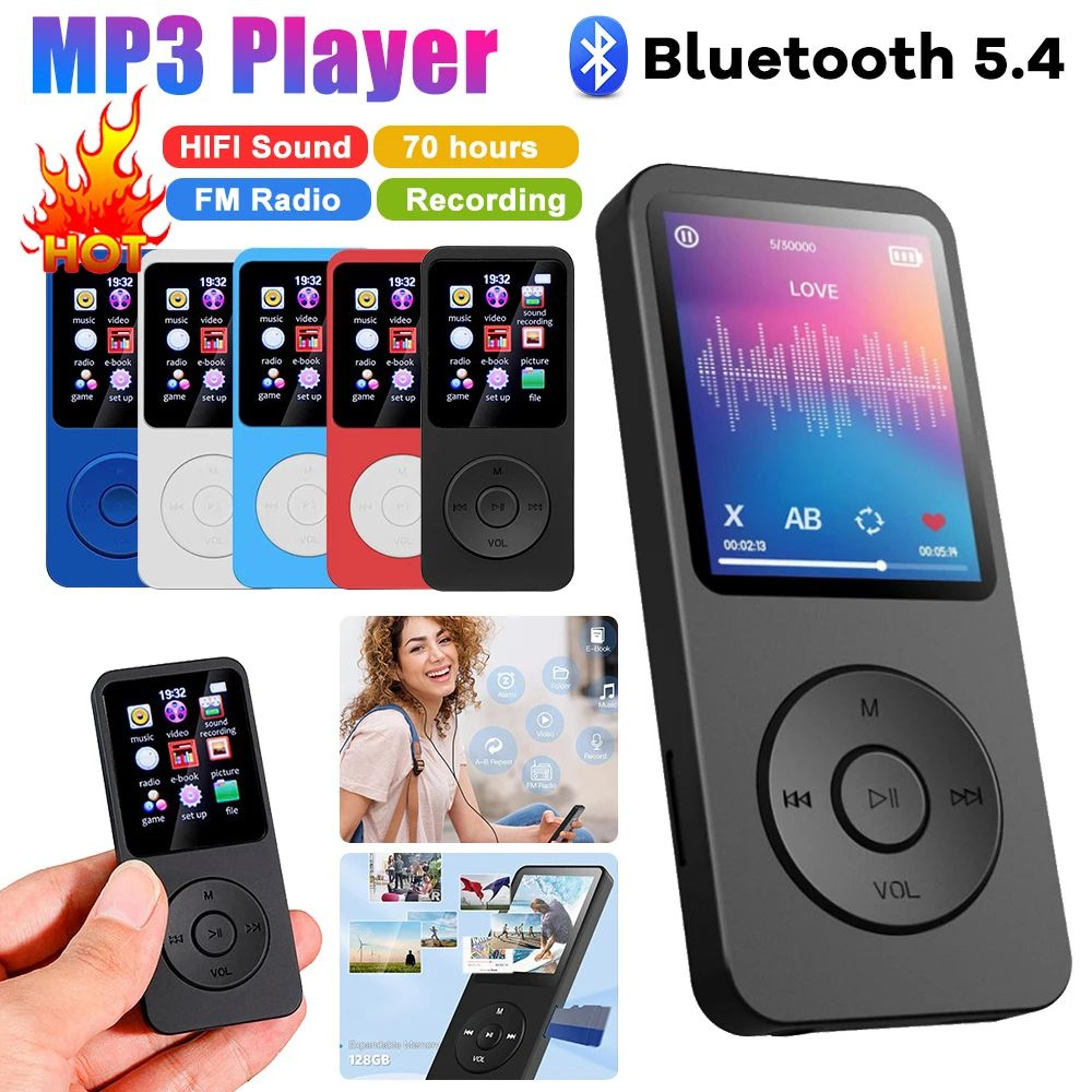 type-c hifi lossless mp3 player with bluetooth 5.0 & fm radio