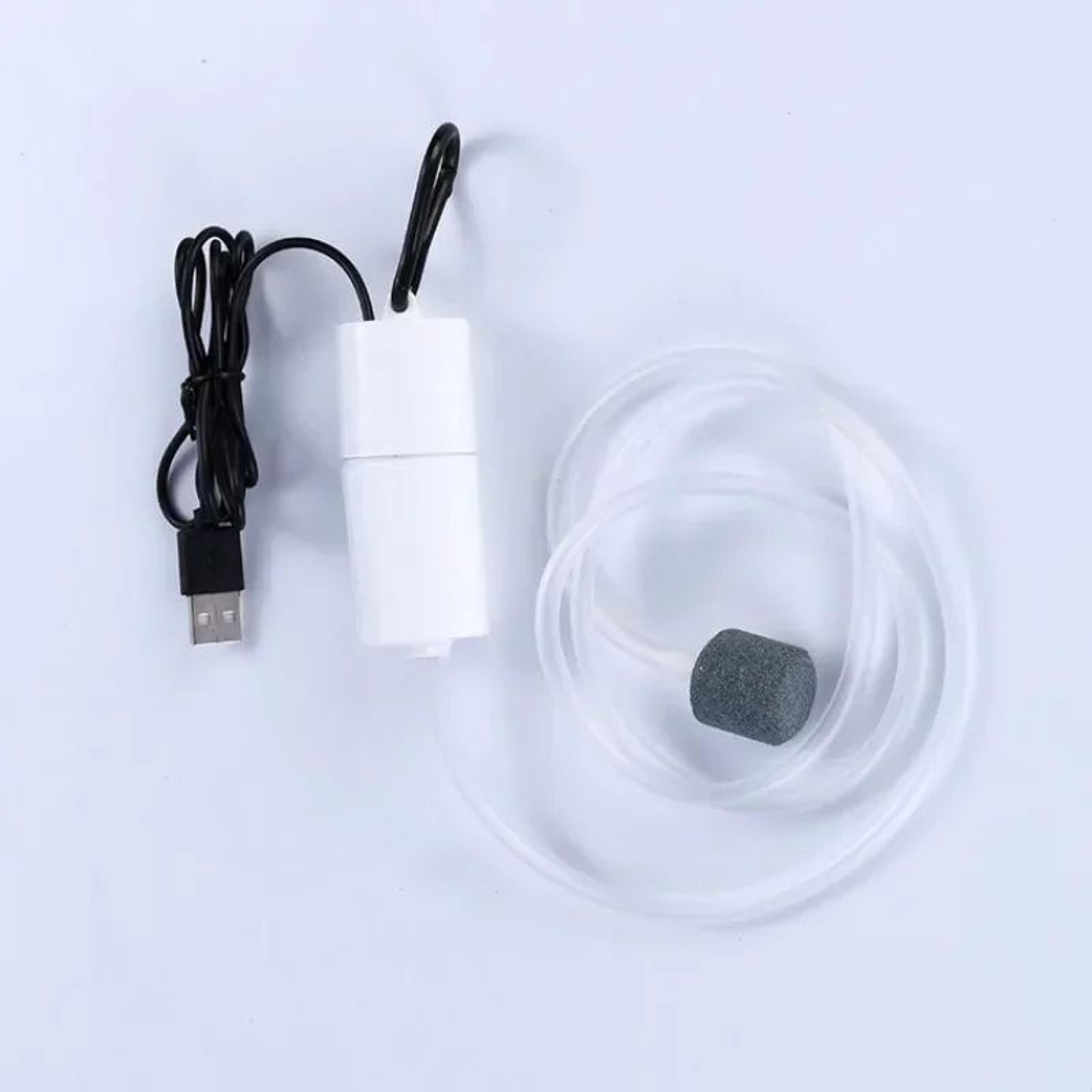Portable USB Aquarium Oxygen Pump  Mini Silent Air Oxygenator For Fish Tanks  Outdoor Fishing 8