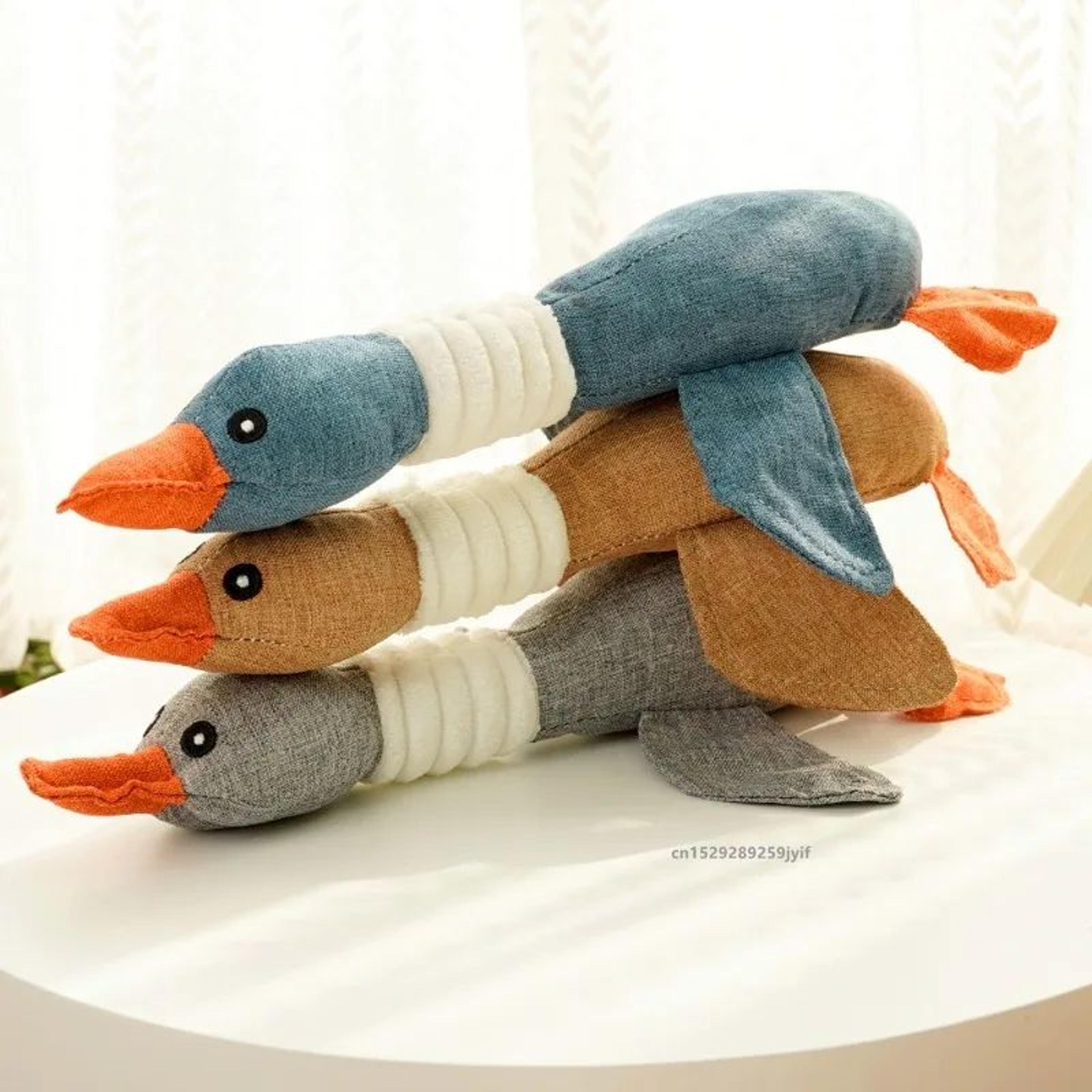 Wild Goose Squeaky Dog  Cat Chew Toy  BiteResistant Teeth Cleaning Interactive Pet Toy 5