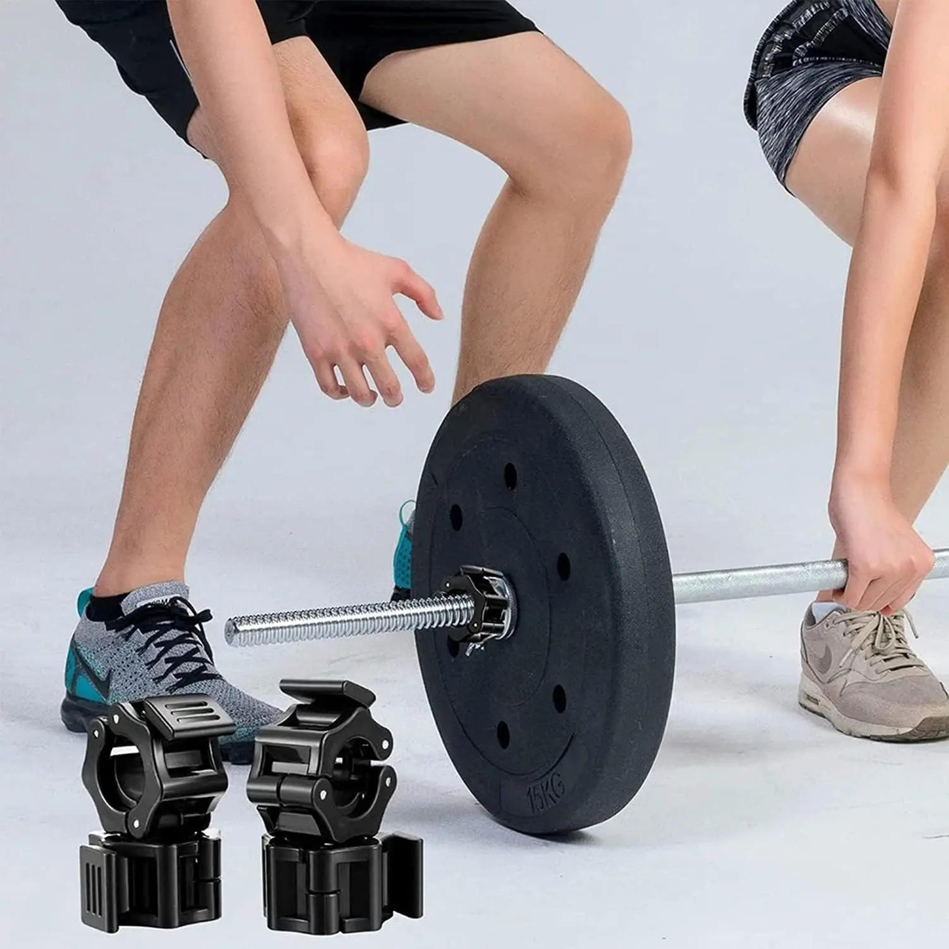 QuickLock Pro 2550mm Barbell Collars For Secure Weightlifting 0