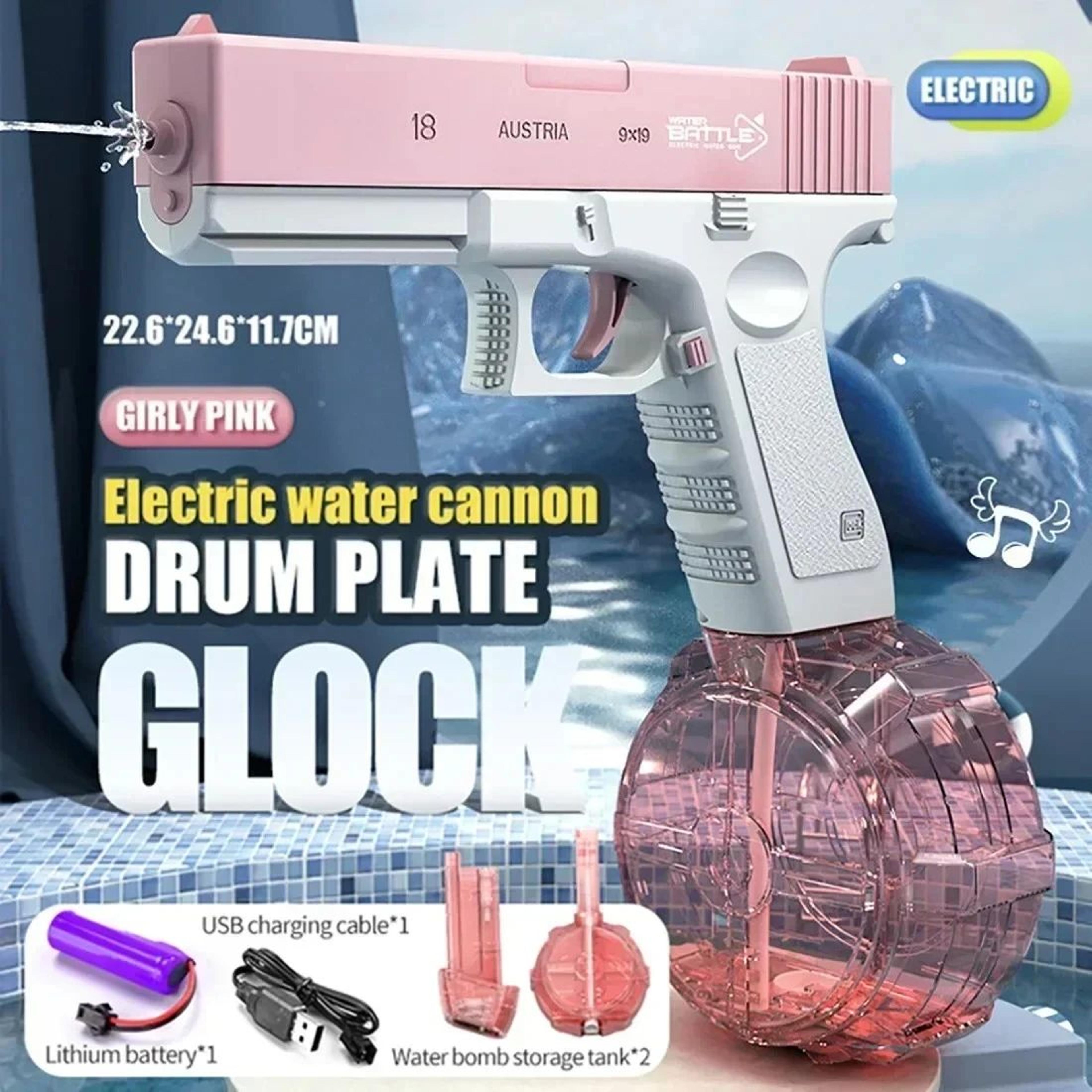 AquaStrike Pro M416 Electric Water Gun  Fully Automatic Rechargeable Blaster For Kids  Teens 7