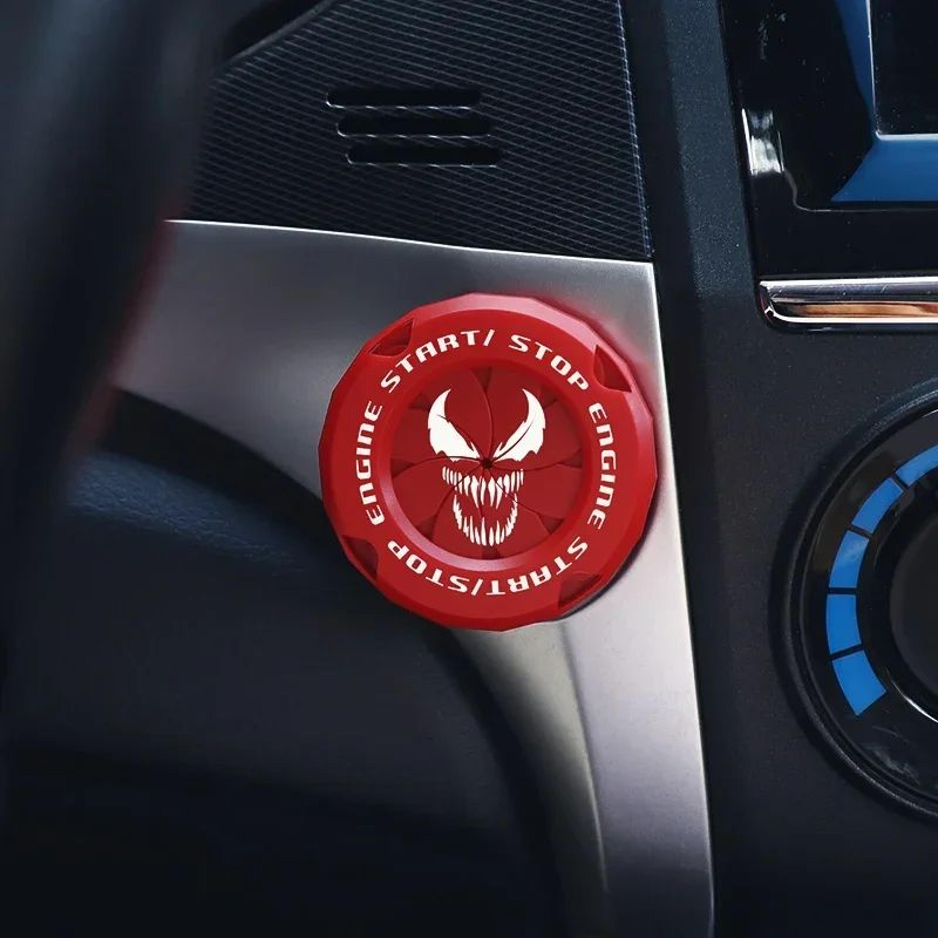 OneTouch Rotary Start Button Cover  Durable Ignition Protection Ring For Cars  Motorcycles 16