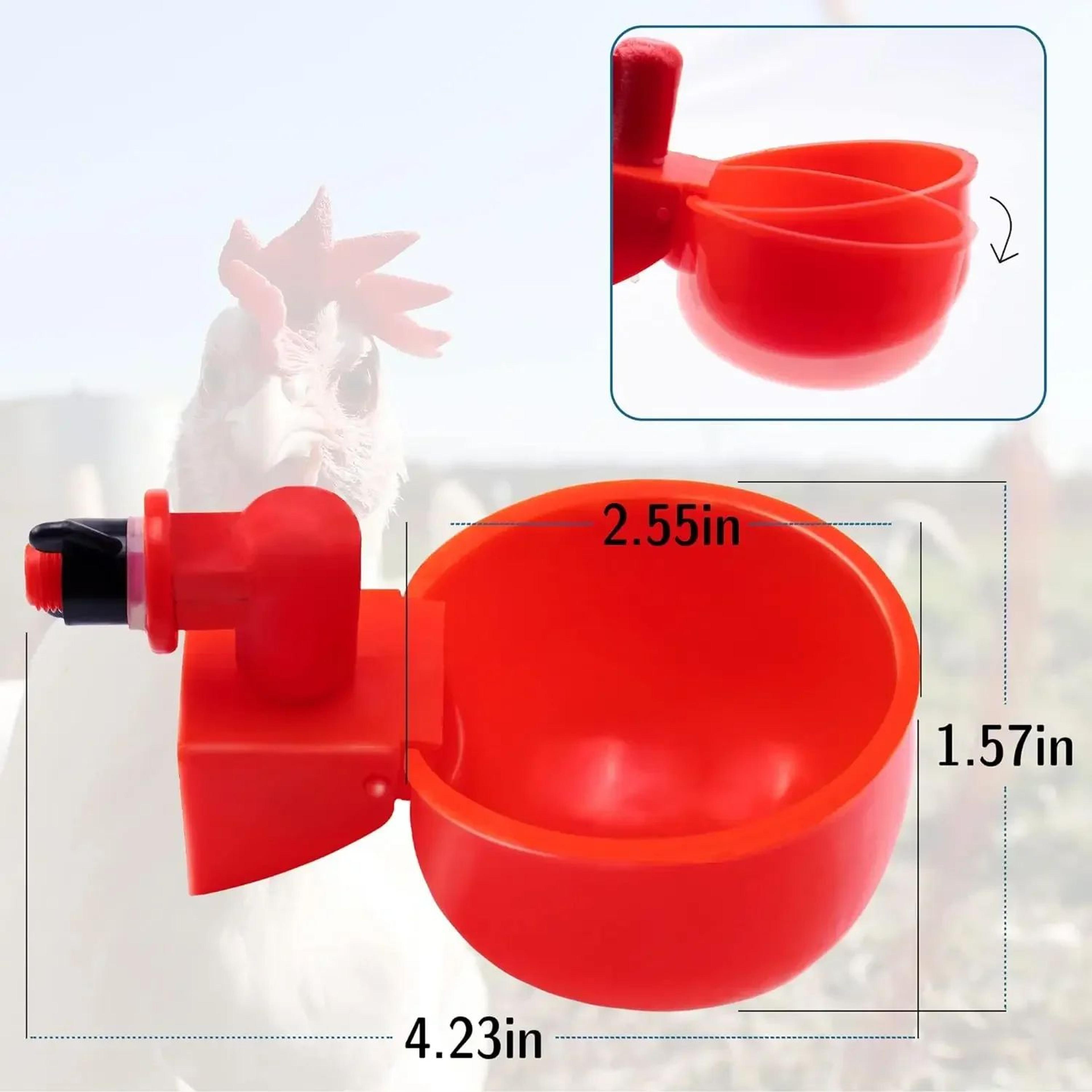 Automatic Poultry Waterer Cups  Chicken Drinking Cups  Poultry Water Dispenser System 2