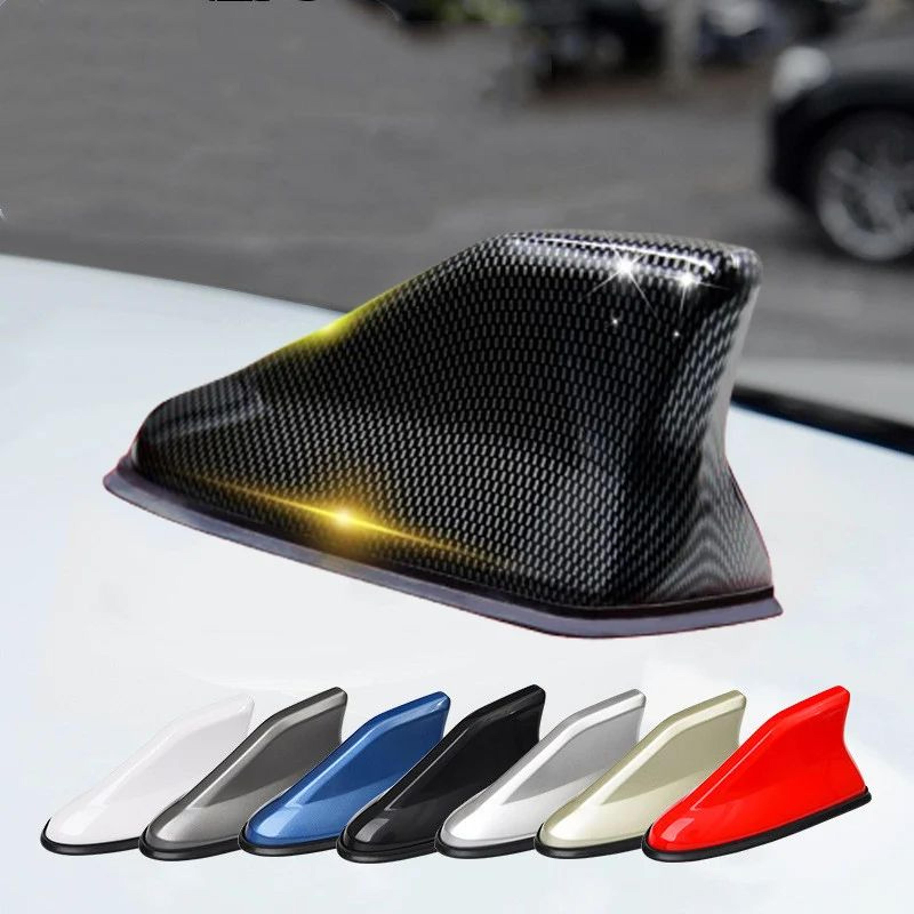 Universal Carbon Fiber Shark Fin Car Antenna With Signal Amplifier 3