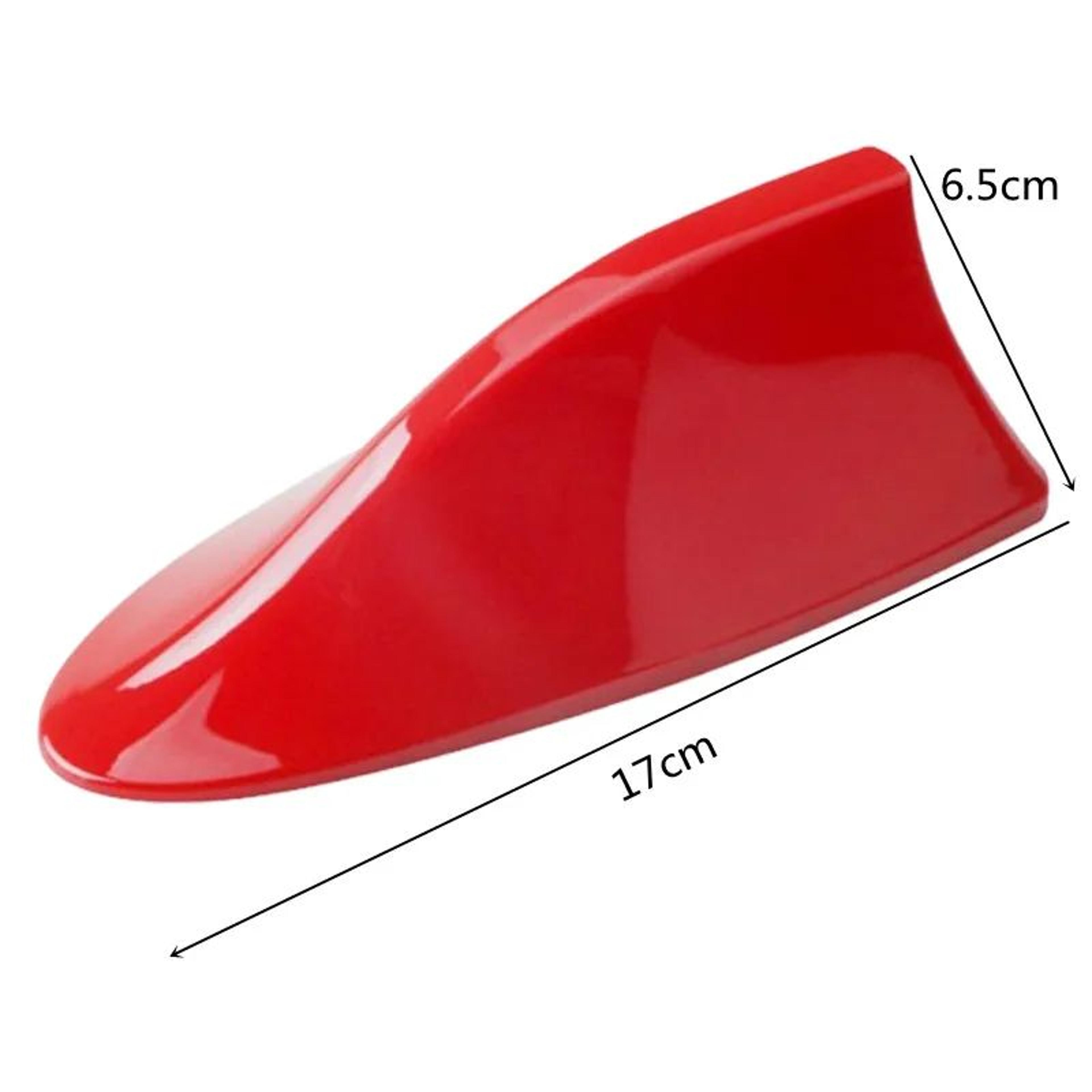 Universal Carbon Fiber Shark Fin Car Antenna With Signal Amplifier 12