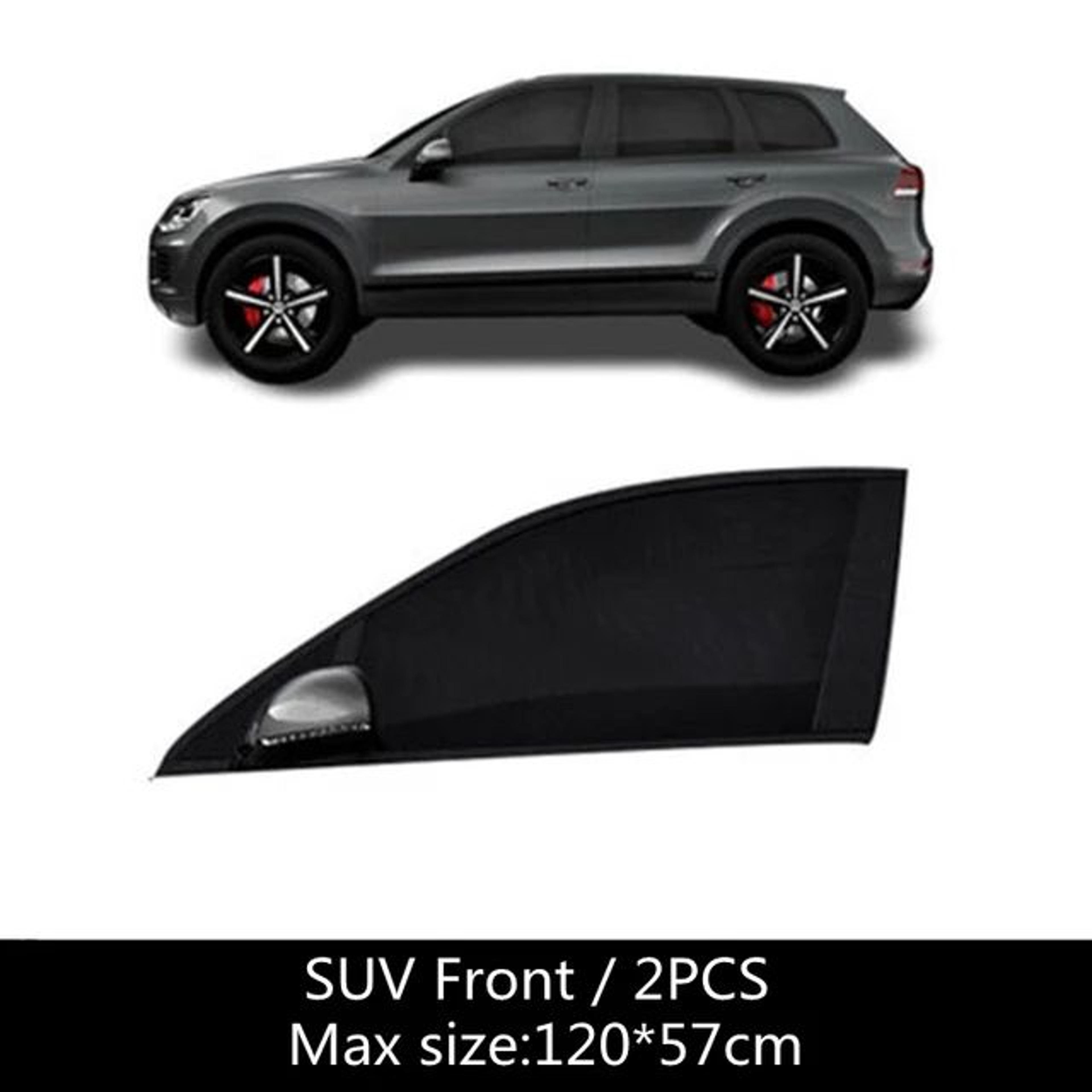 Universal Car Window Sunshade Curtains With Mosquito Mesh  UV  Insect Protection For SUVs And Cars 8