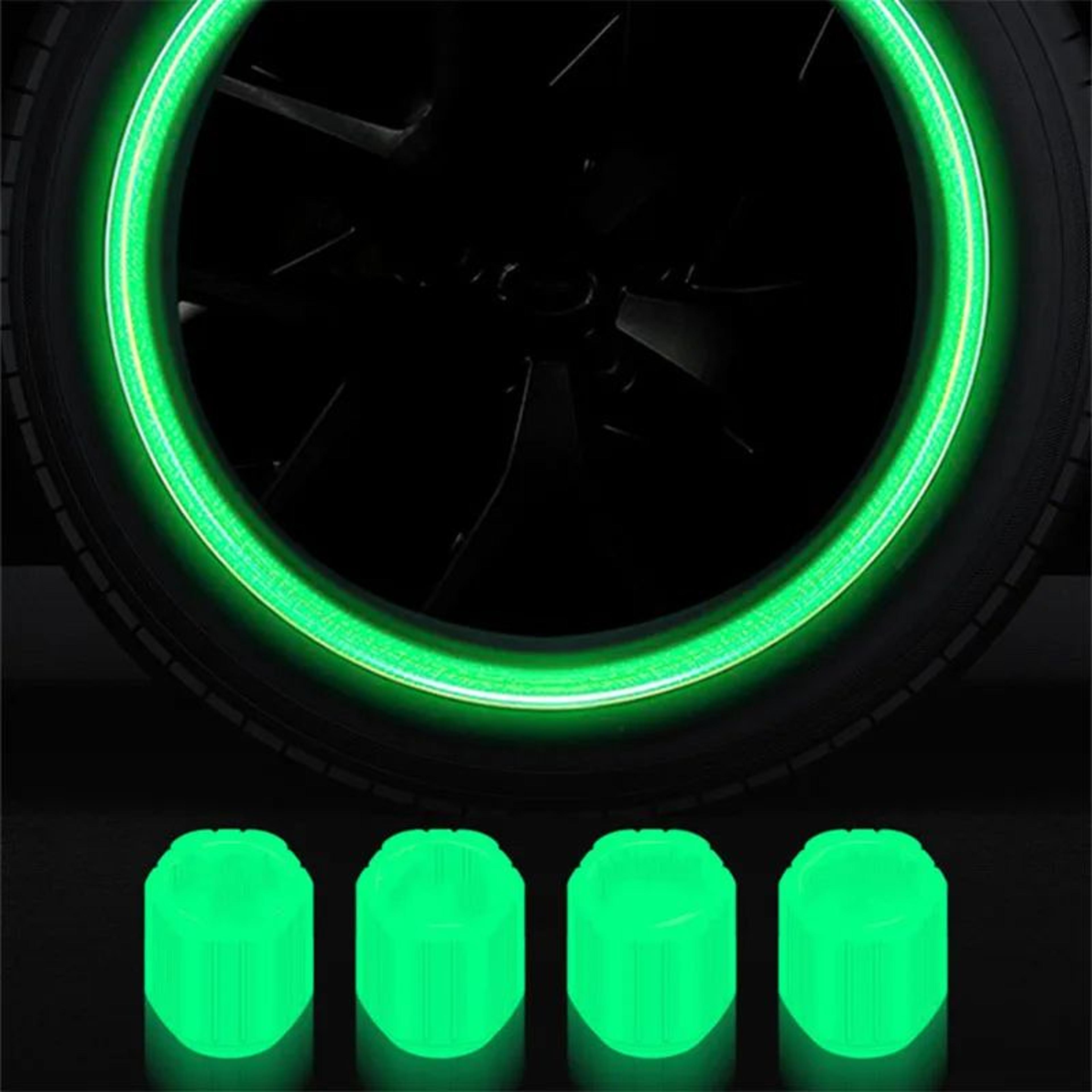 GlowRide Luminous Valve Caps For Cars Motorcycles  Bikes 4