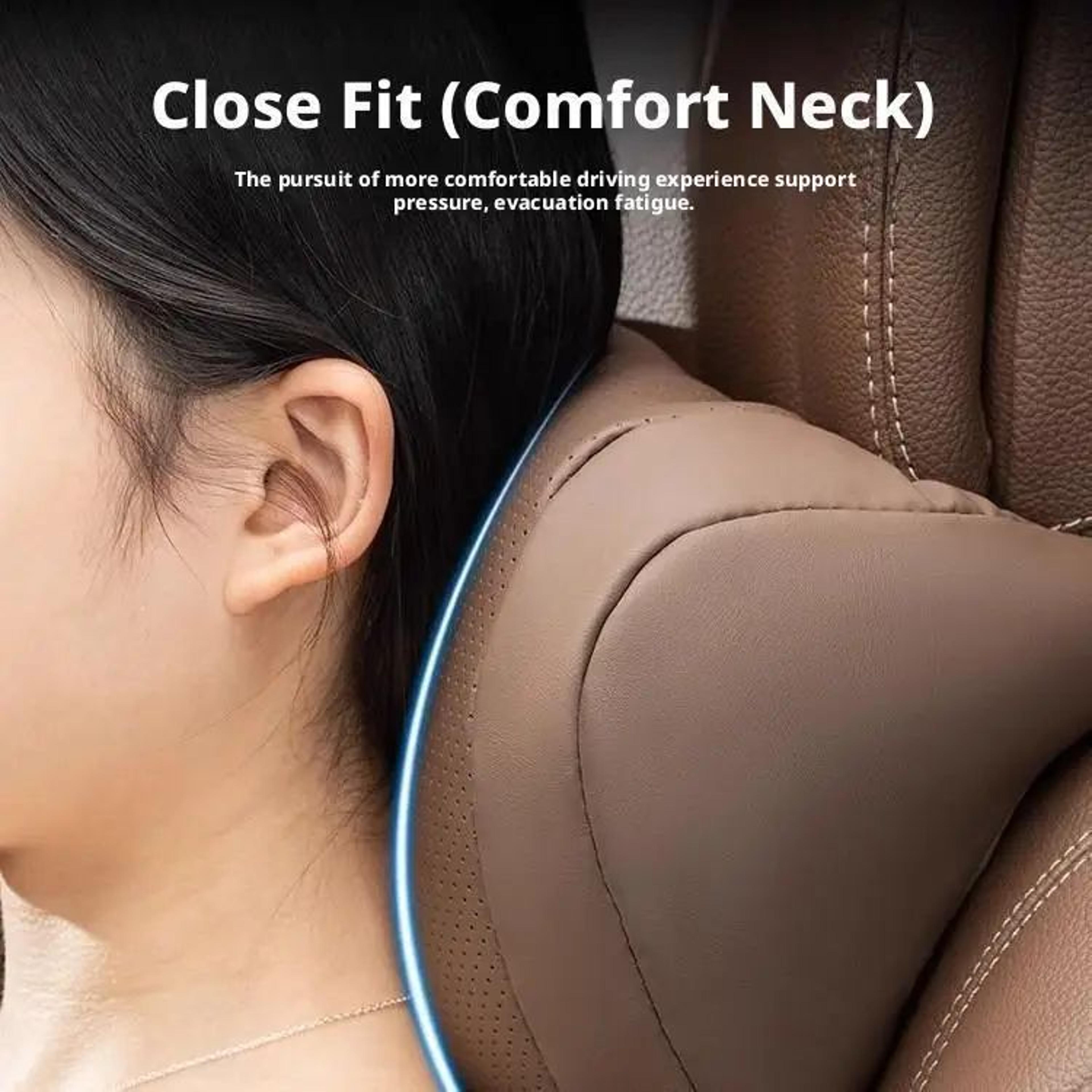 Universal Car Seat Headrest Neck Pillow  Ergonomic Travel Neck Support Cushion 1