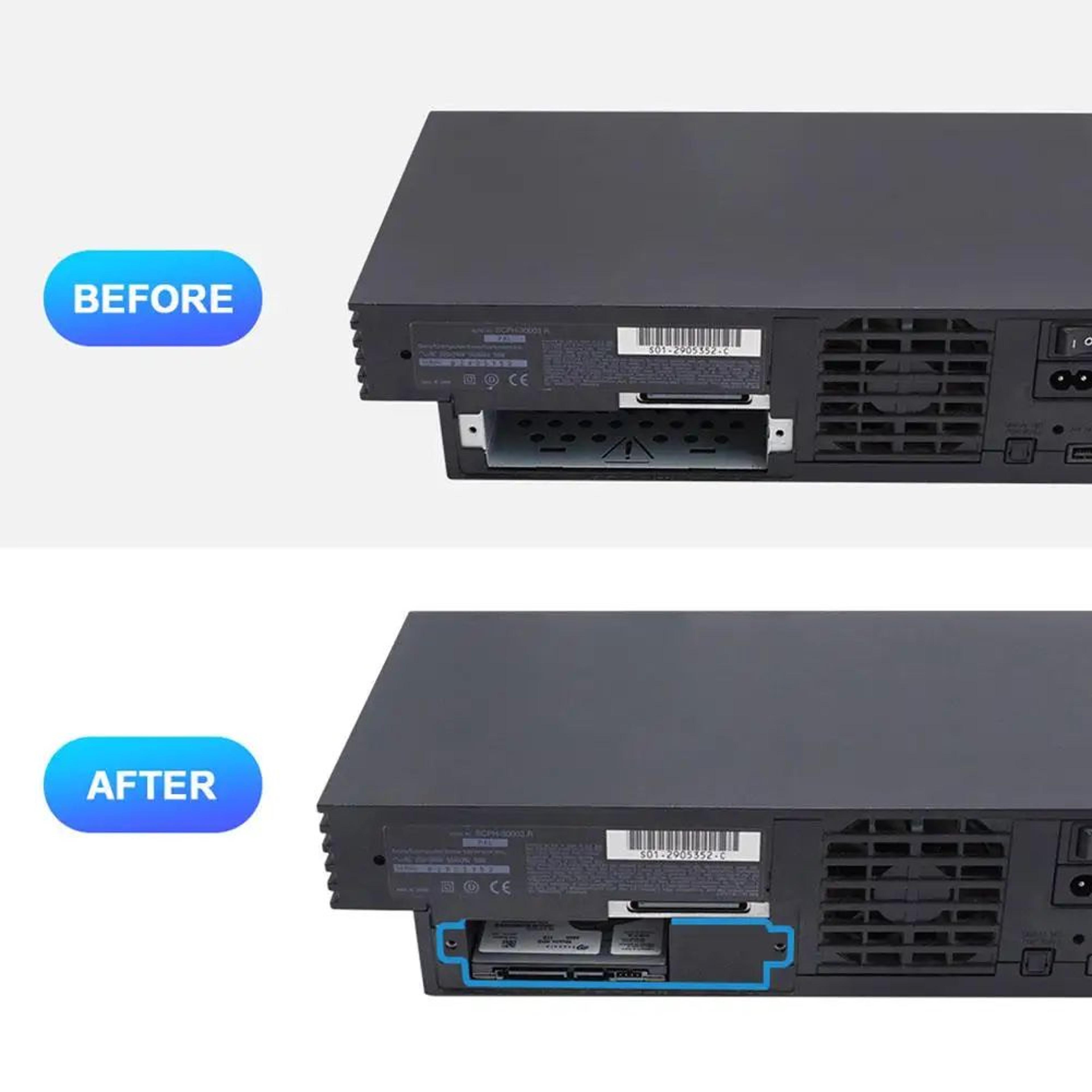 PS2 Fat 25Inch HDD  SSD Mounting Bracket  Secure Storage Upgrade Kit 2