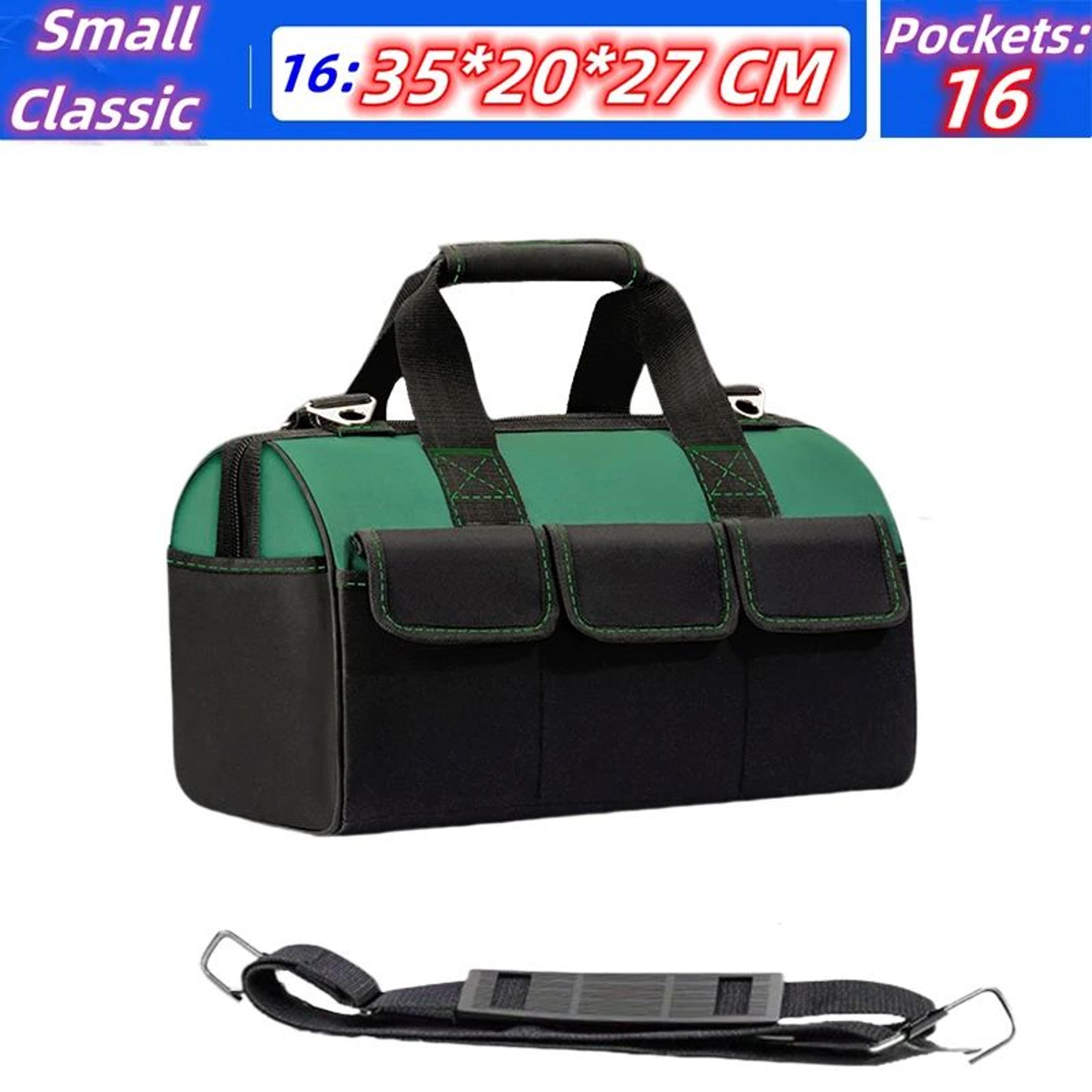 23Inch HeavyDuty Waterproof Tool Bag  Large Capacity Electrician  Tradesman Organizer 15