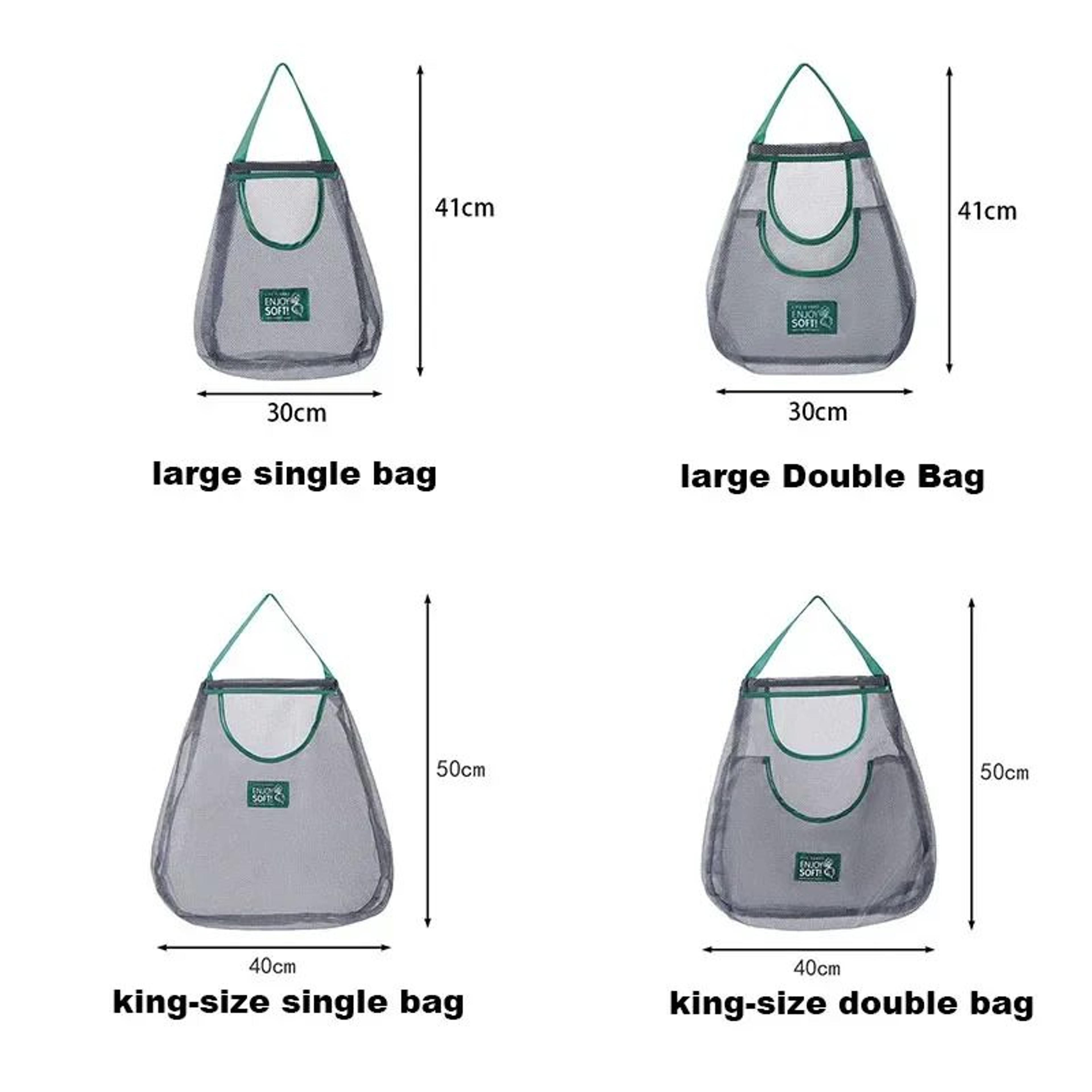 Reusable Hanging Mesh Produce Storage Bags For Fruits  Vegetables 1