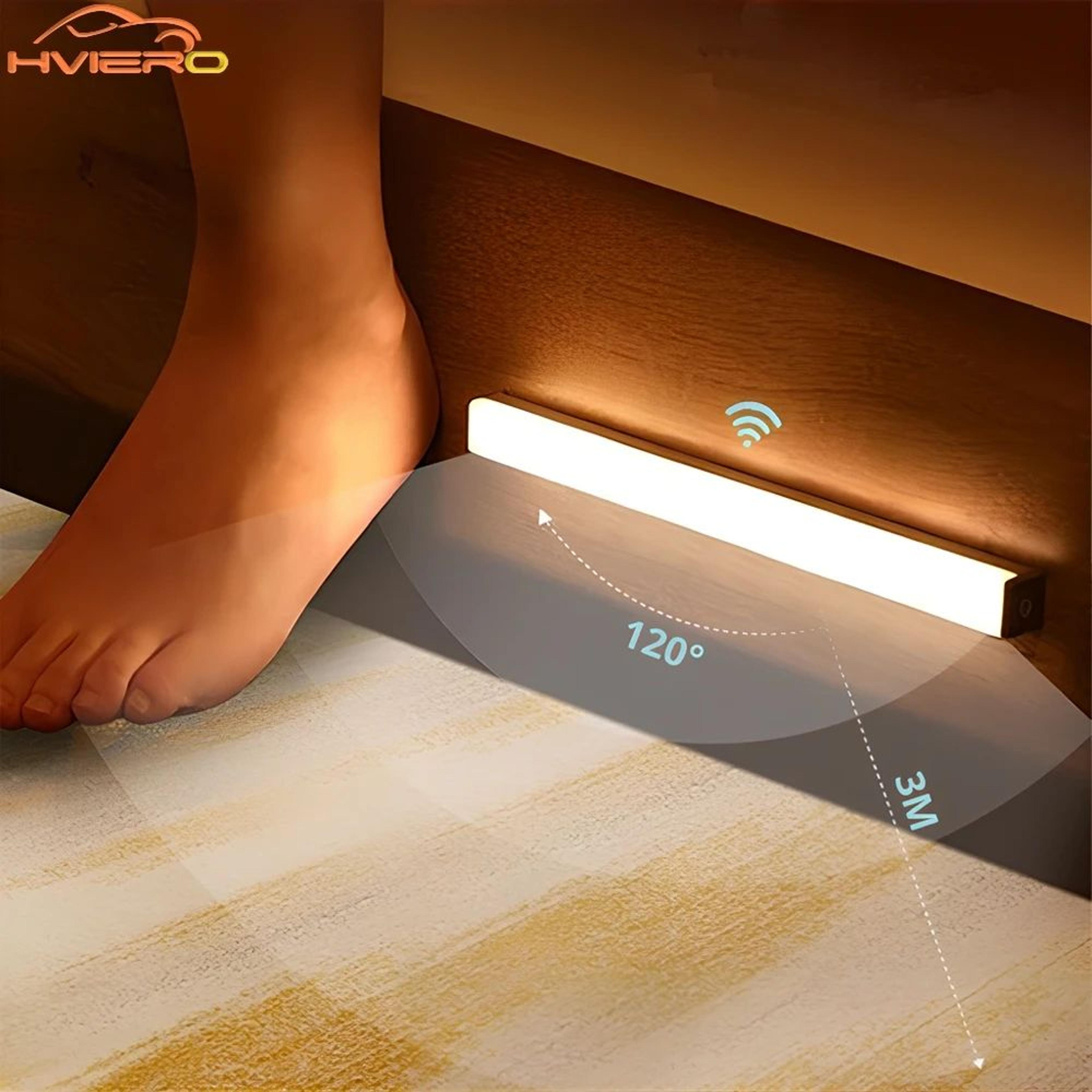 Rechargeable Motion Sensor LED Night Light For Cabinets Stairs  Closets 2