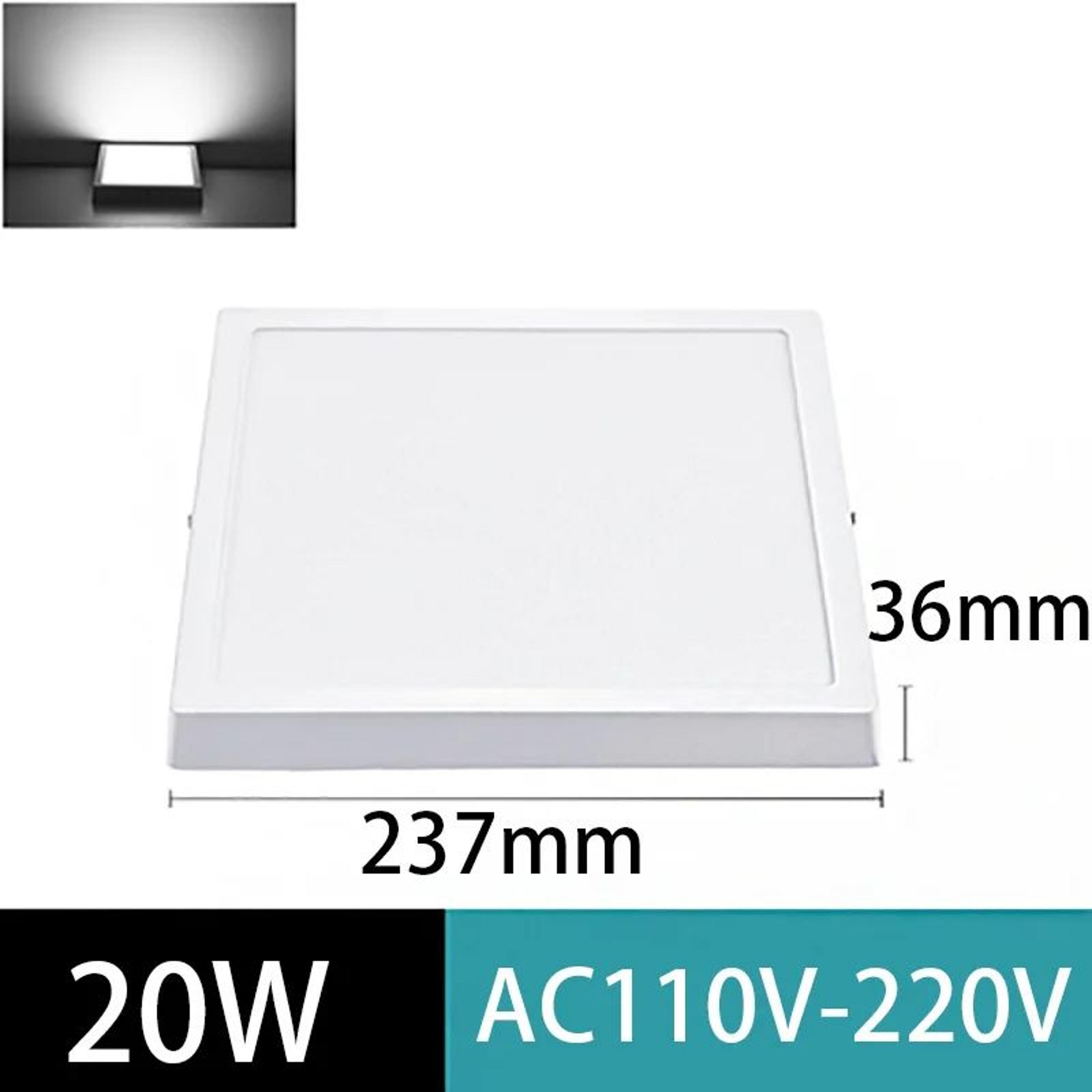 UltraThin Modern LED Ceiling Light  Flush Mount Panel For Living  Bedroom 11