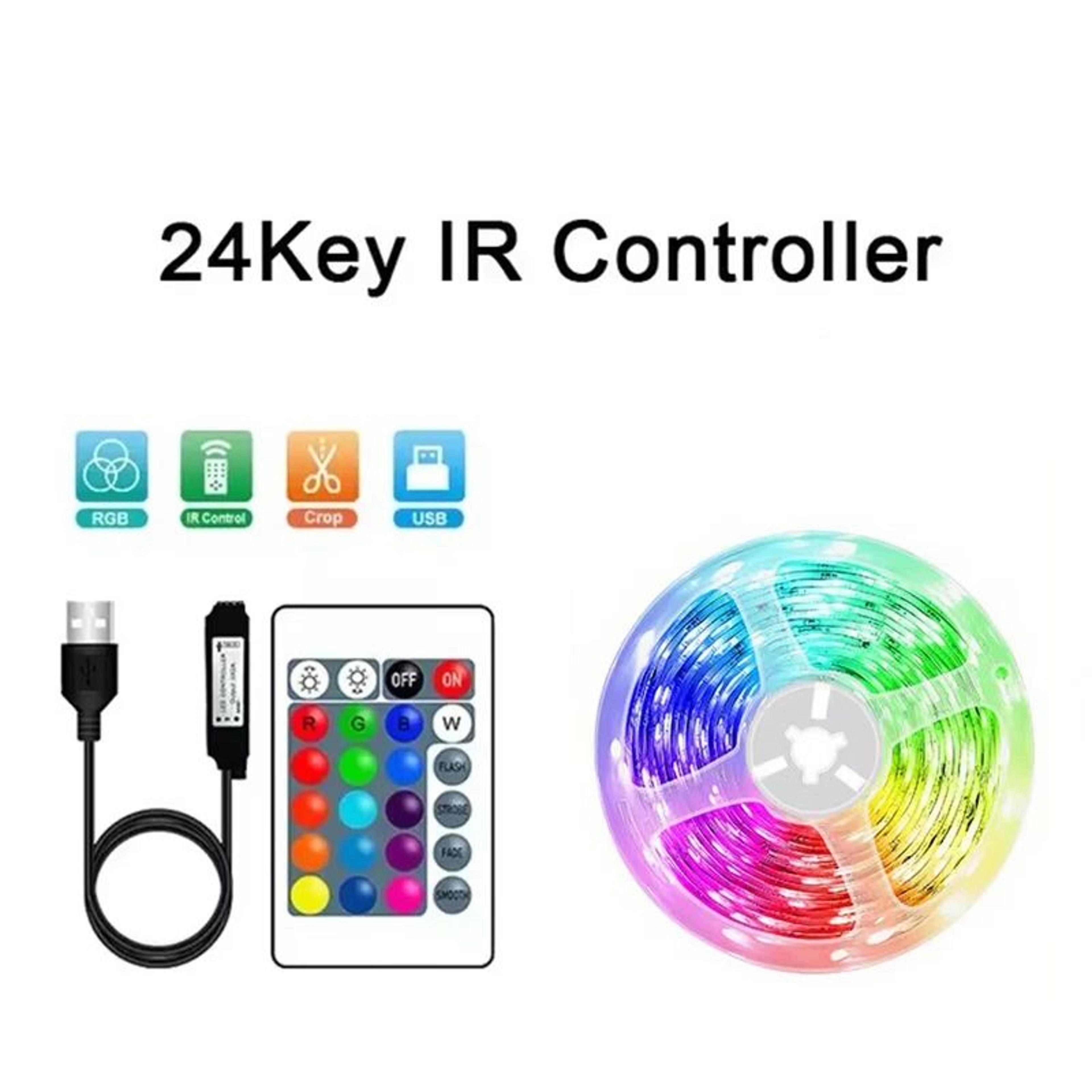 Smart RGB USB LED Strip Lights With WiFi App Control Tuya Alexa  Google Compatible 8