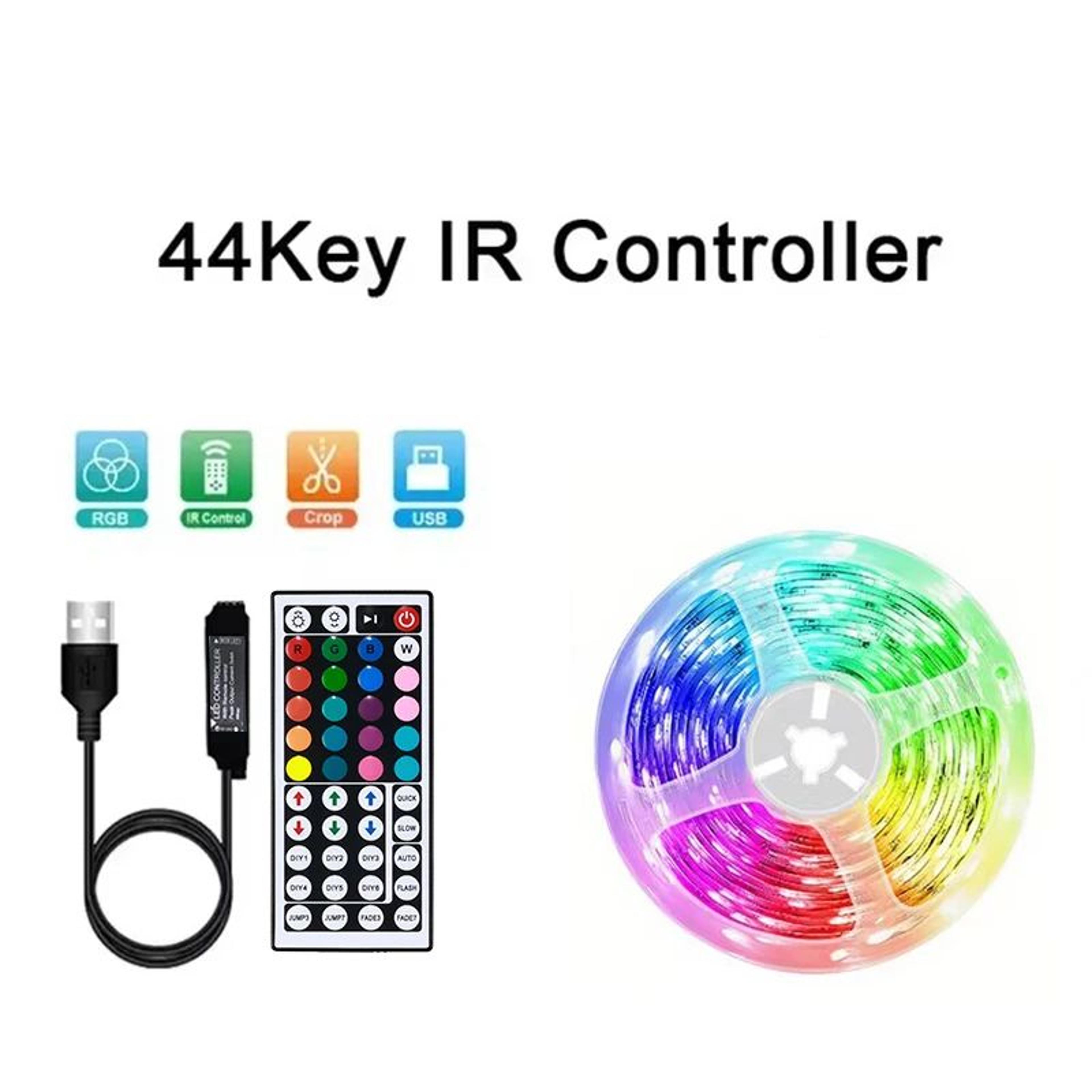 Smart RGB USB LED Strip Lights With WiFi App Control Tuya Alexa  Google Compatible 10