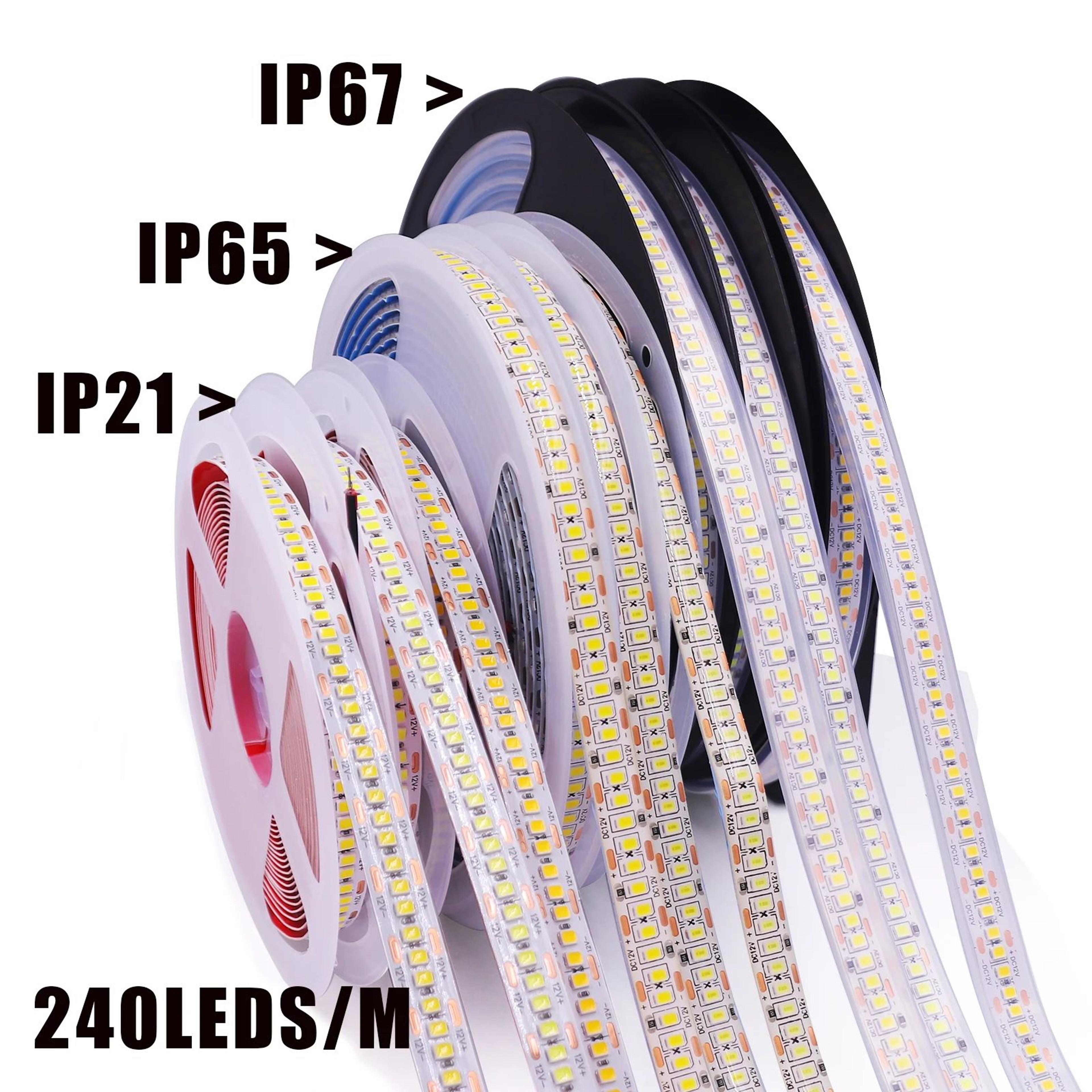 UltraFlex 5m Warm White LED Strip Lights  Waterproof 12V24V SMD 2835 HighBrightness Ribbon 5