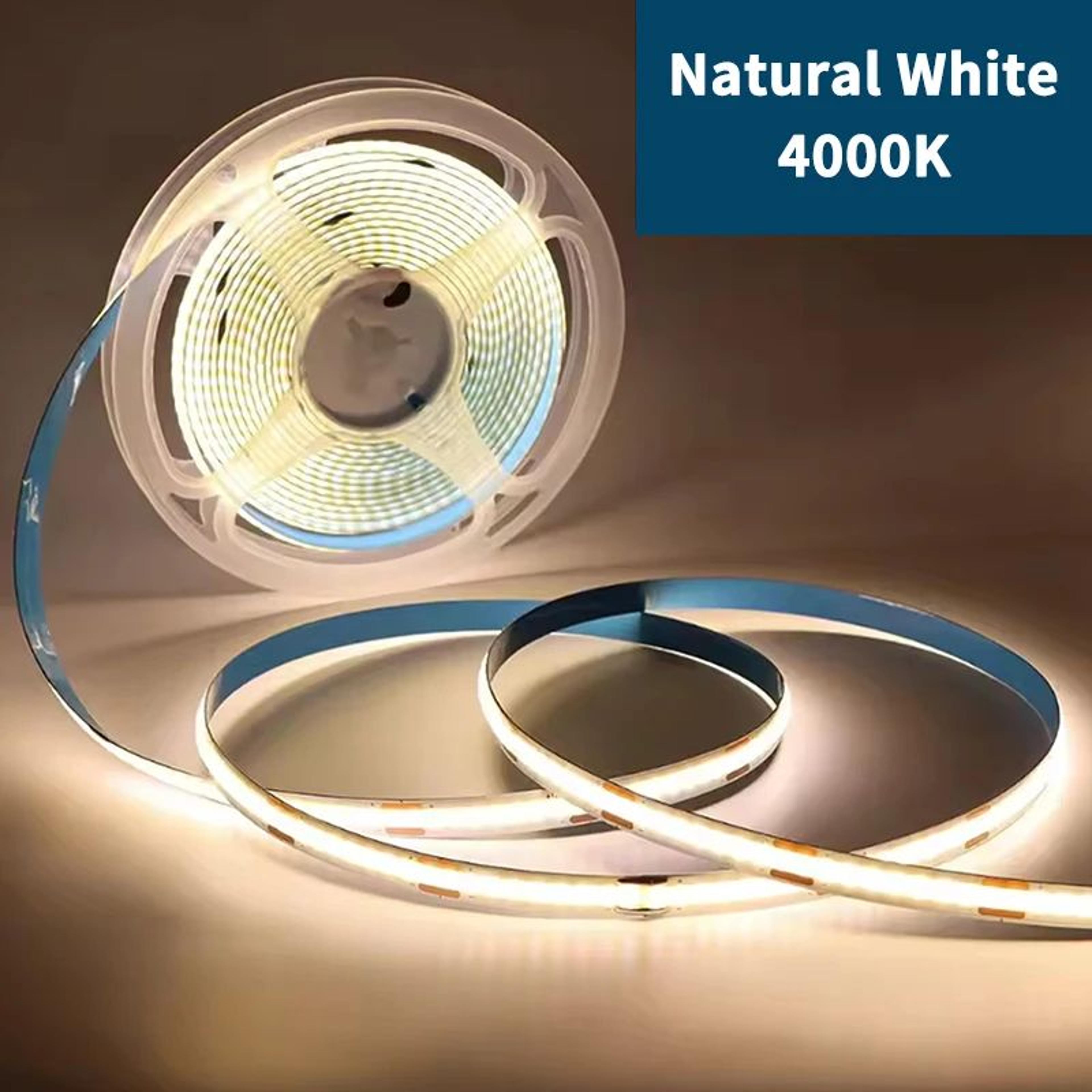 USB COB LED Strip Light 320 LEDsm  High Density Flexible Lighting 3000K4000K6000K 6