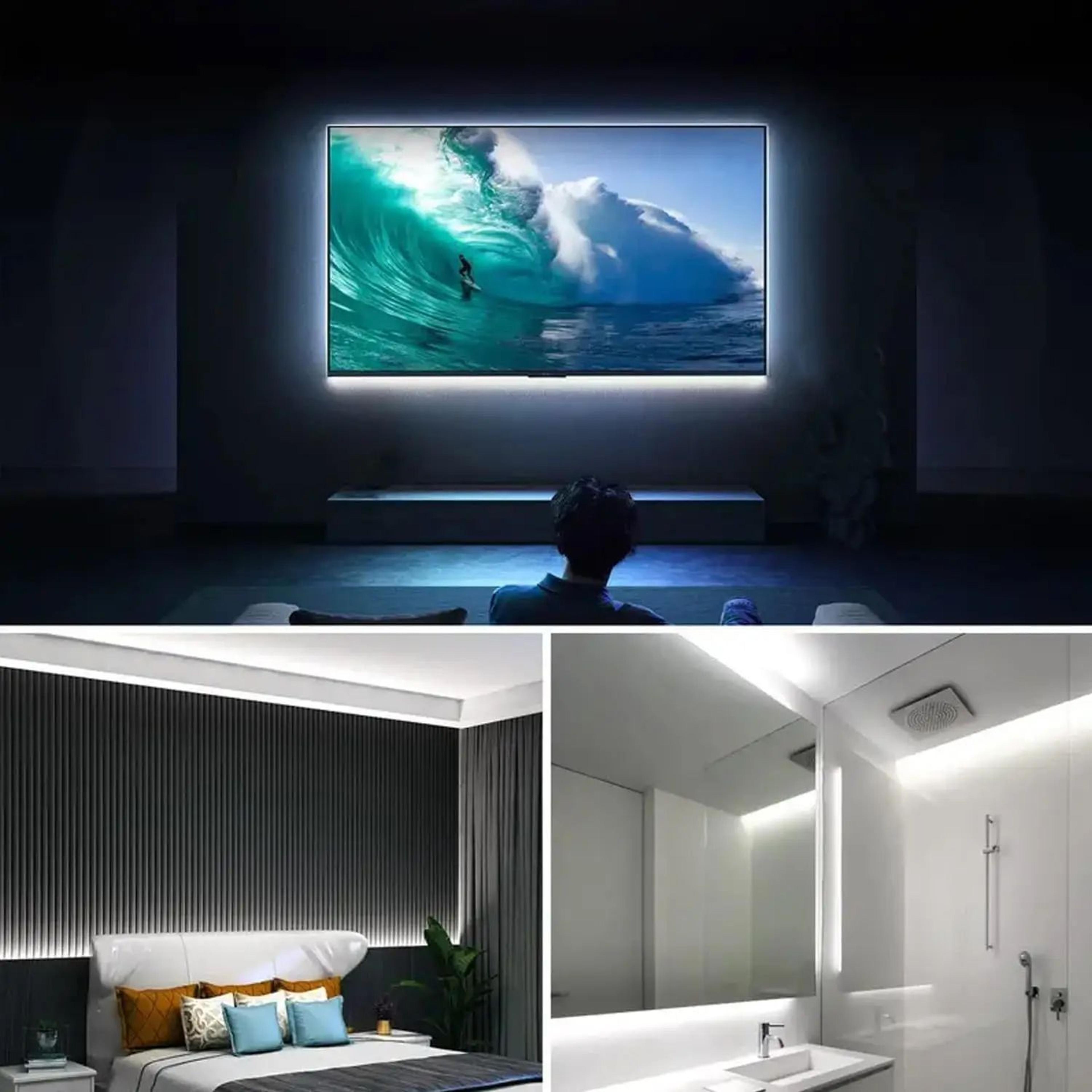 USB COB LED Strip Light With Touch Dimmer  Flexible COB LED Tape For TV Mirror  Room Backlighting 5 5