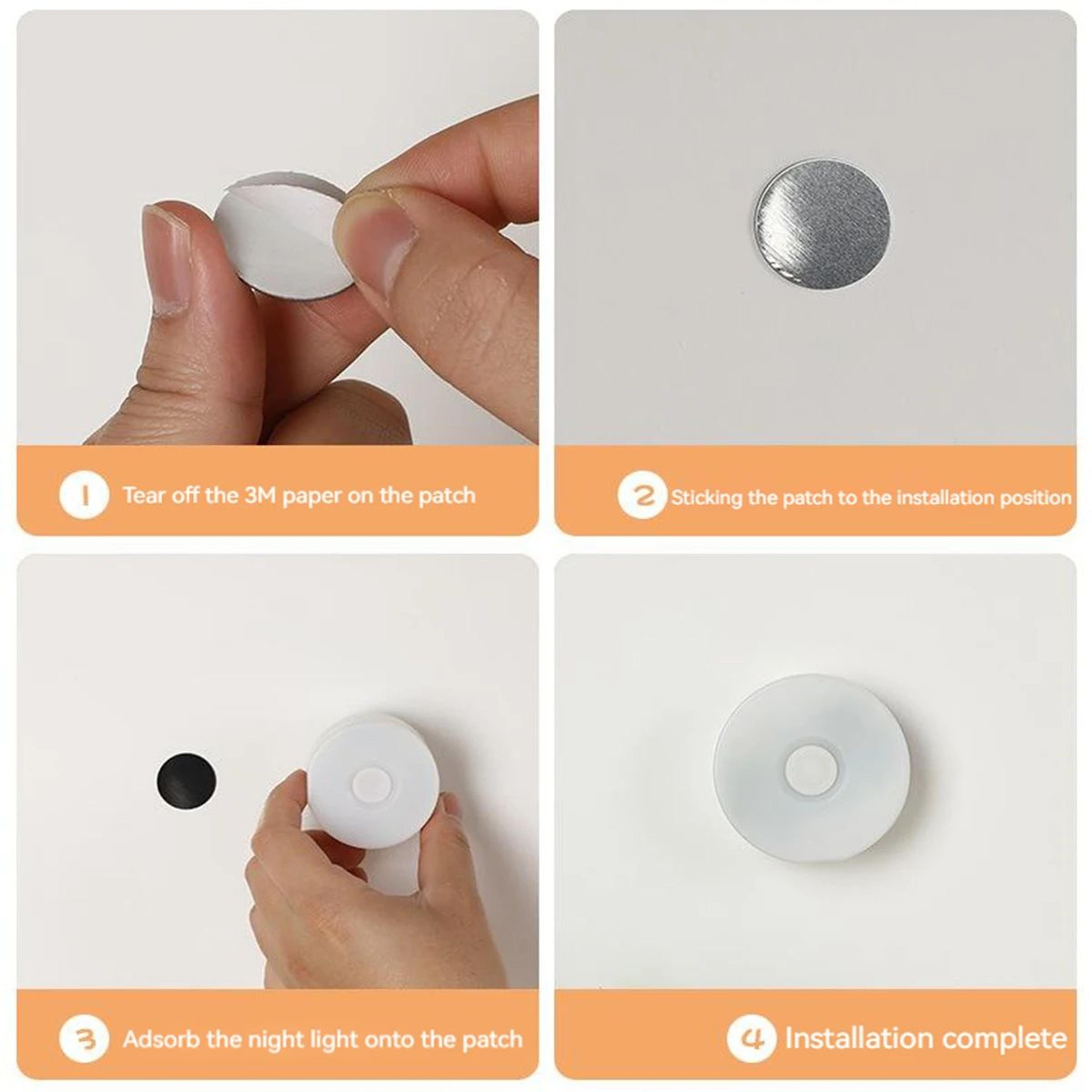 Battery Powered Night Light 3Mode EyeCare LED Cabinet Light For Bedside Closet  Stairs 2