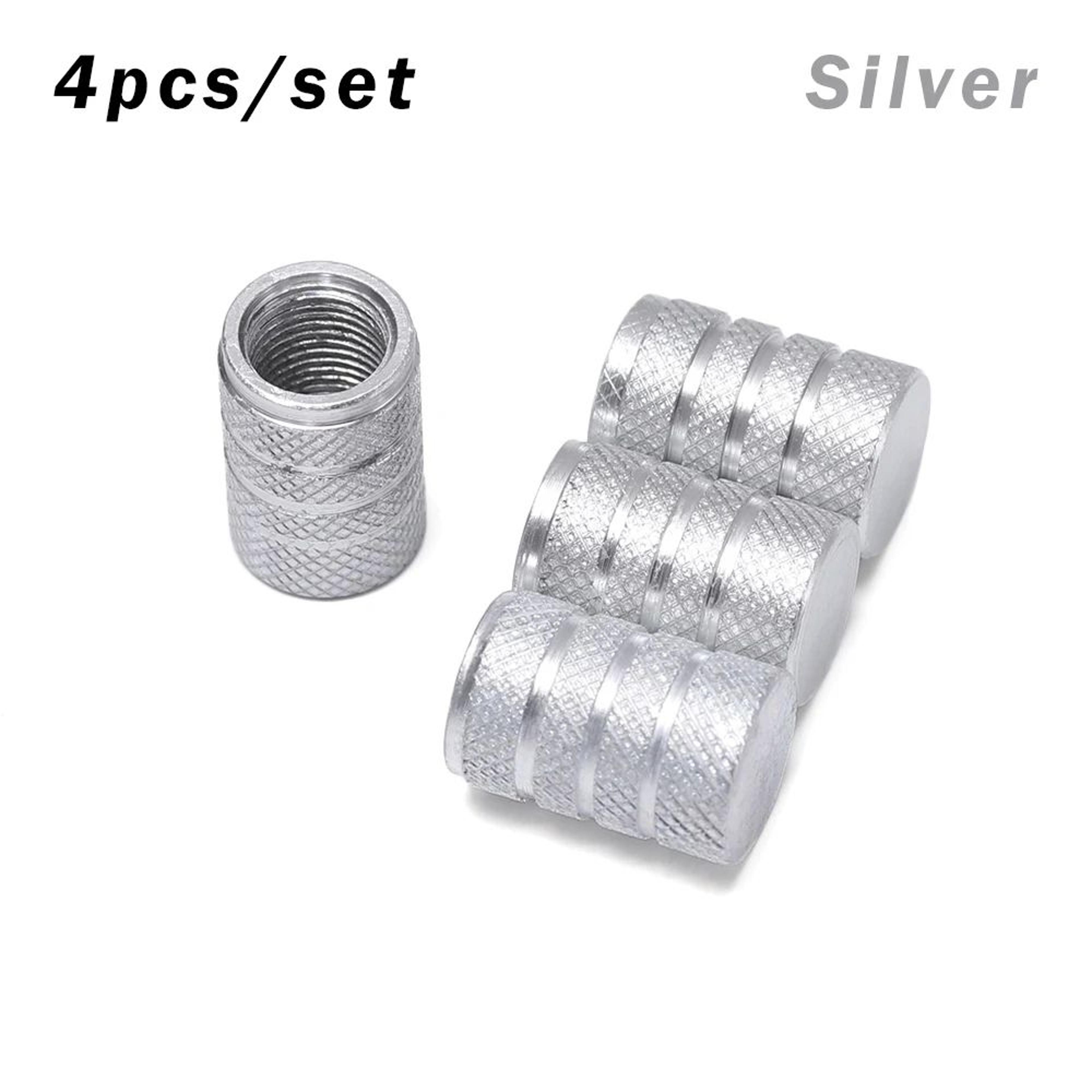 Aluminum Tire Valve Caps 4Pack Dustproof Valve Stem Covers For Cars Motorcycles  Bikes 6