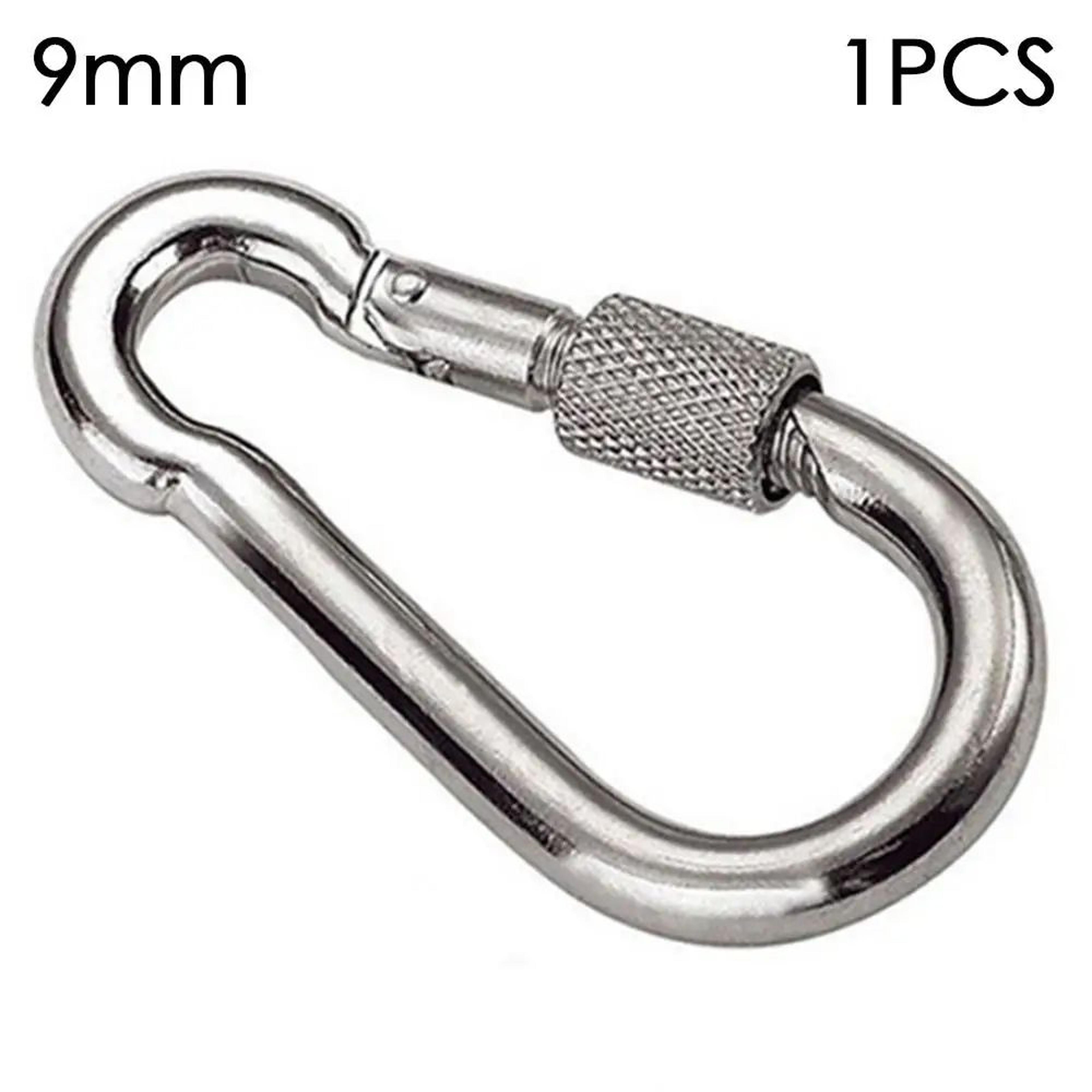 Stainless Steel Quick Link Screw Lock Carabiner M4M12  Spring Snap Hook For Camping Travel  Rigging 11