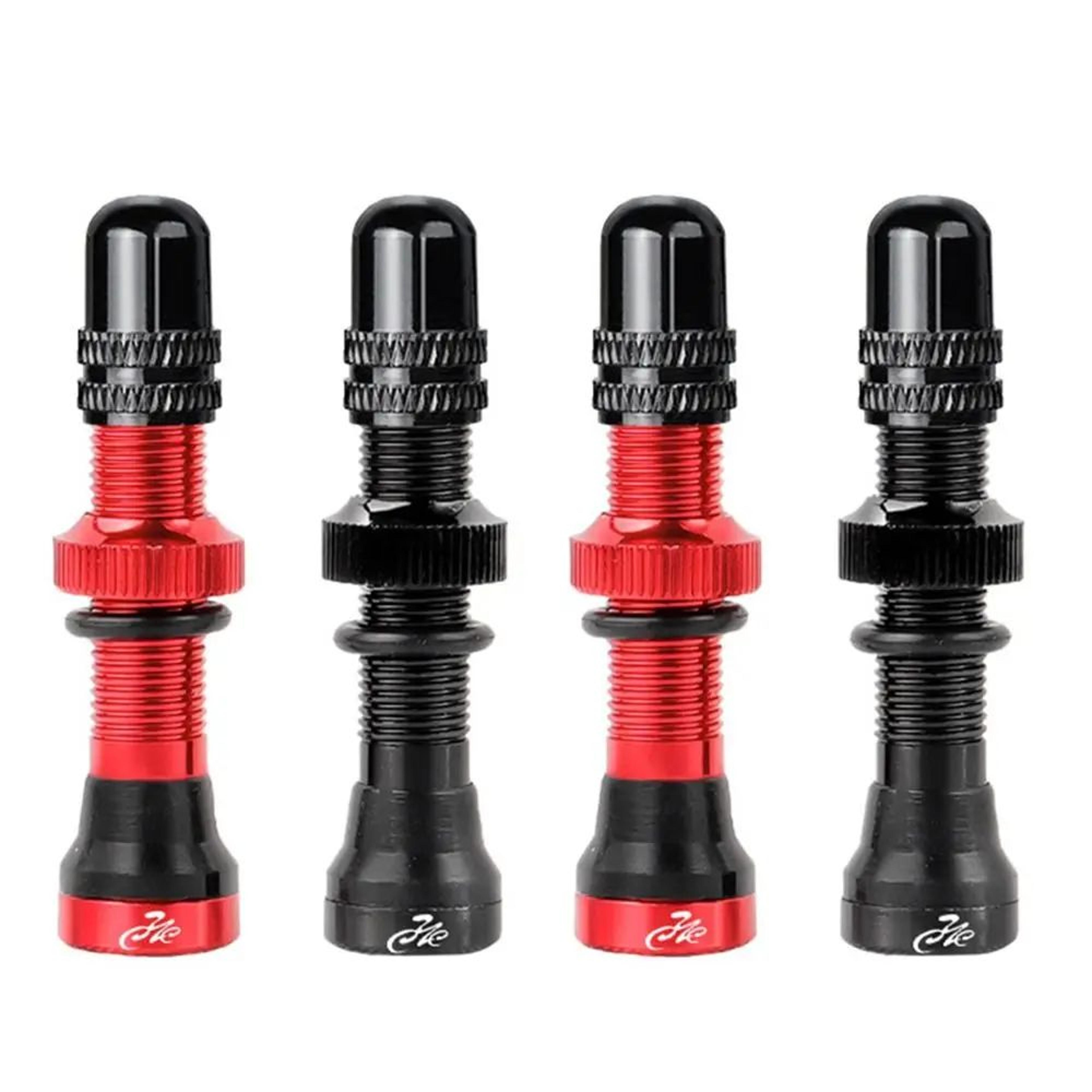 Tubeless Presta Valve Stem Set 40mm60mm With Tool And Alloy Cap For Road  MTB Bikes 1