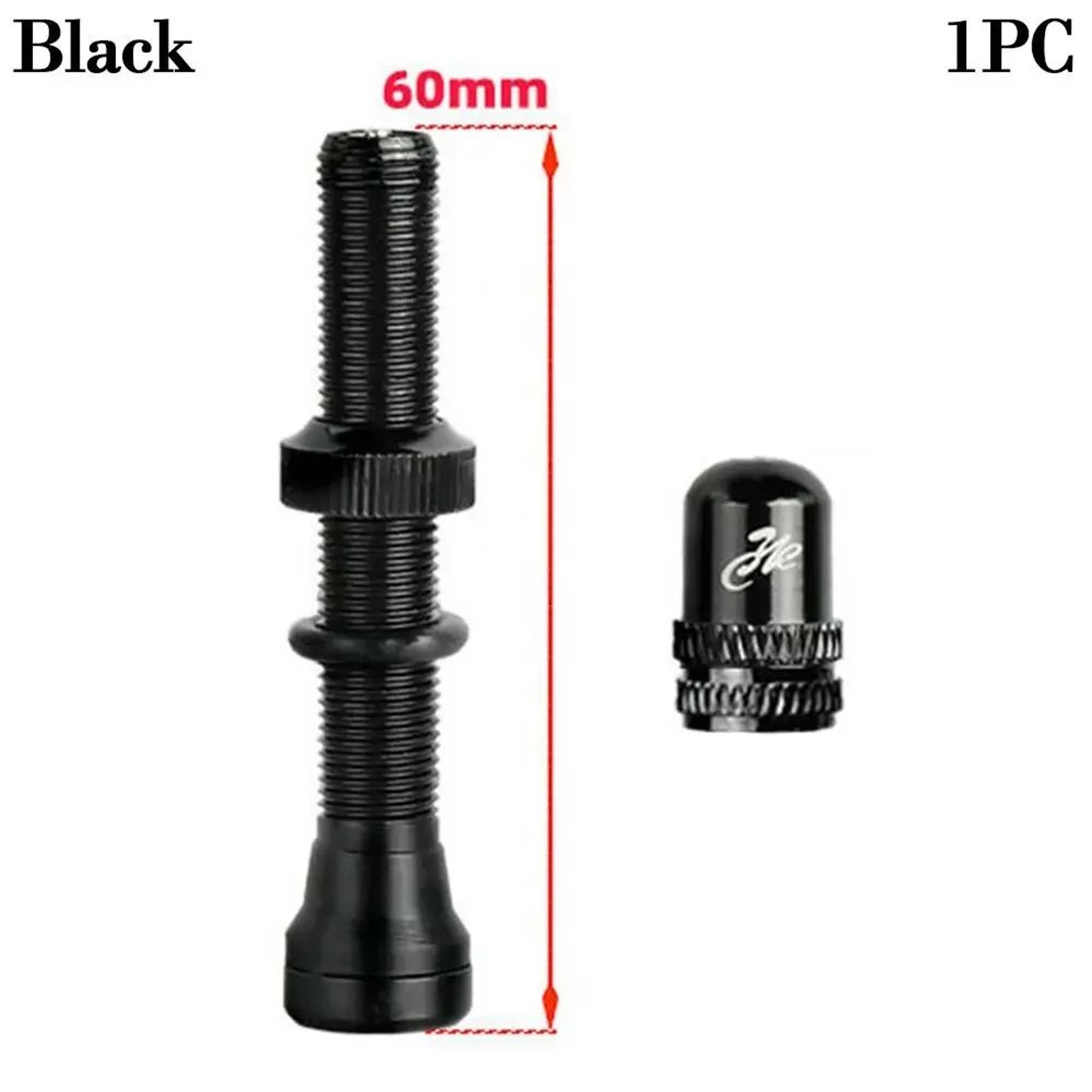 Tubeless Presta Valve Stem Set 40mm60mm With Tool And Alloy Cap For Road  MTB Bikes 8