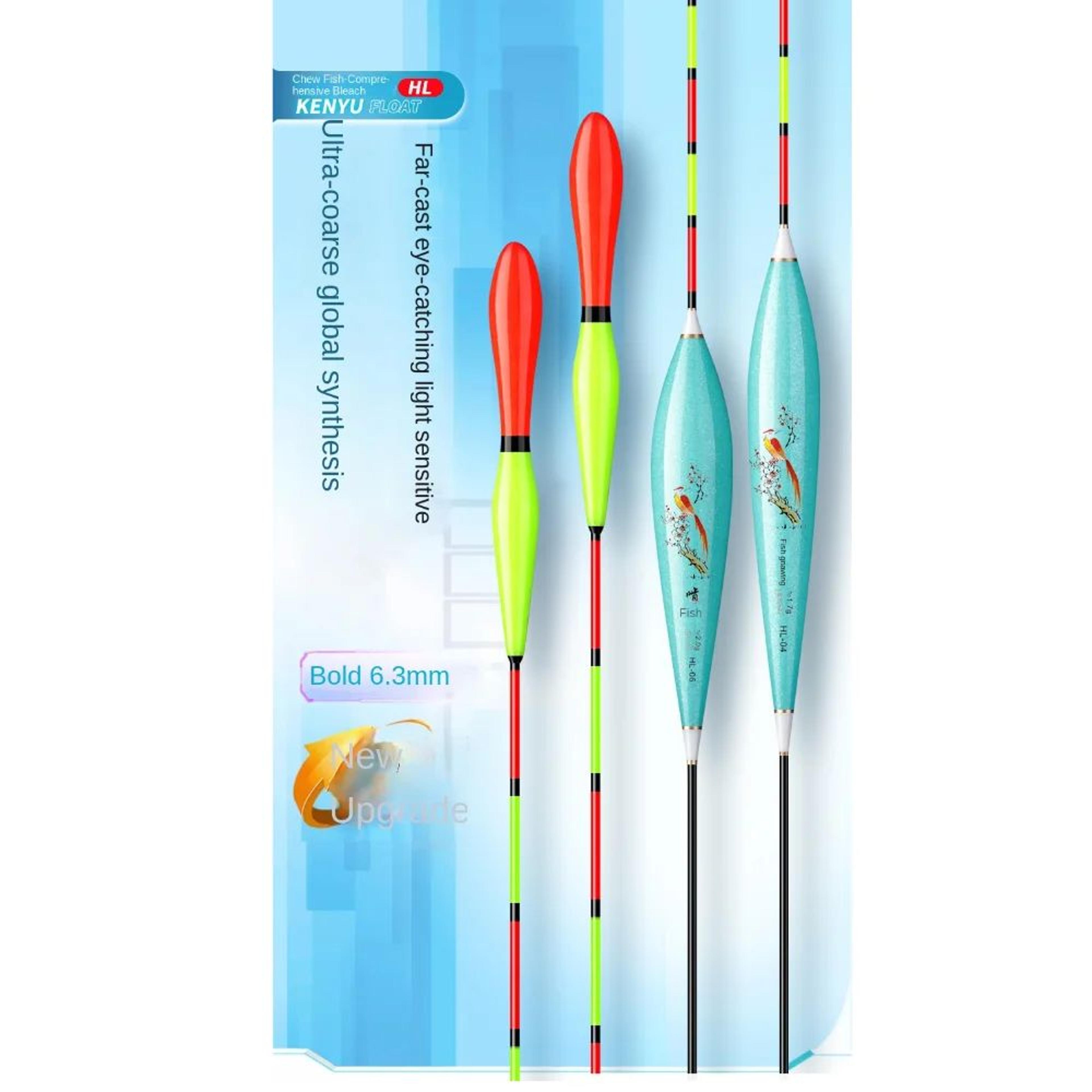 3Pack Rocky Strike Indicator Fishing Floats  HighVisibility Triangle Tail Slip Bobber Set 3