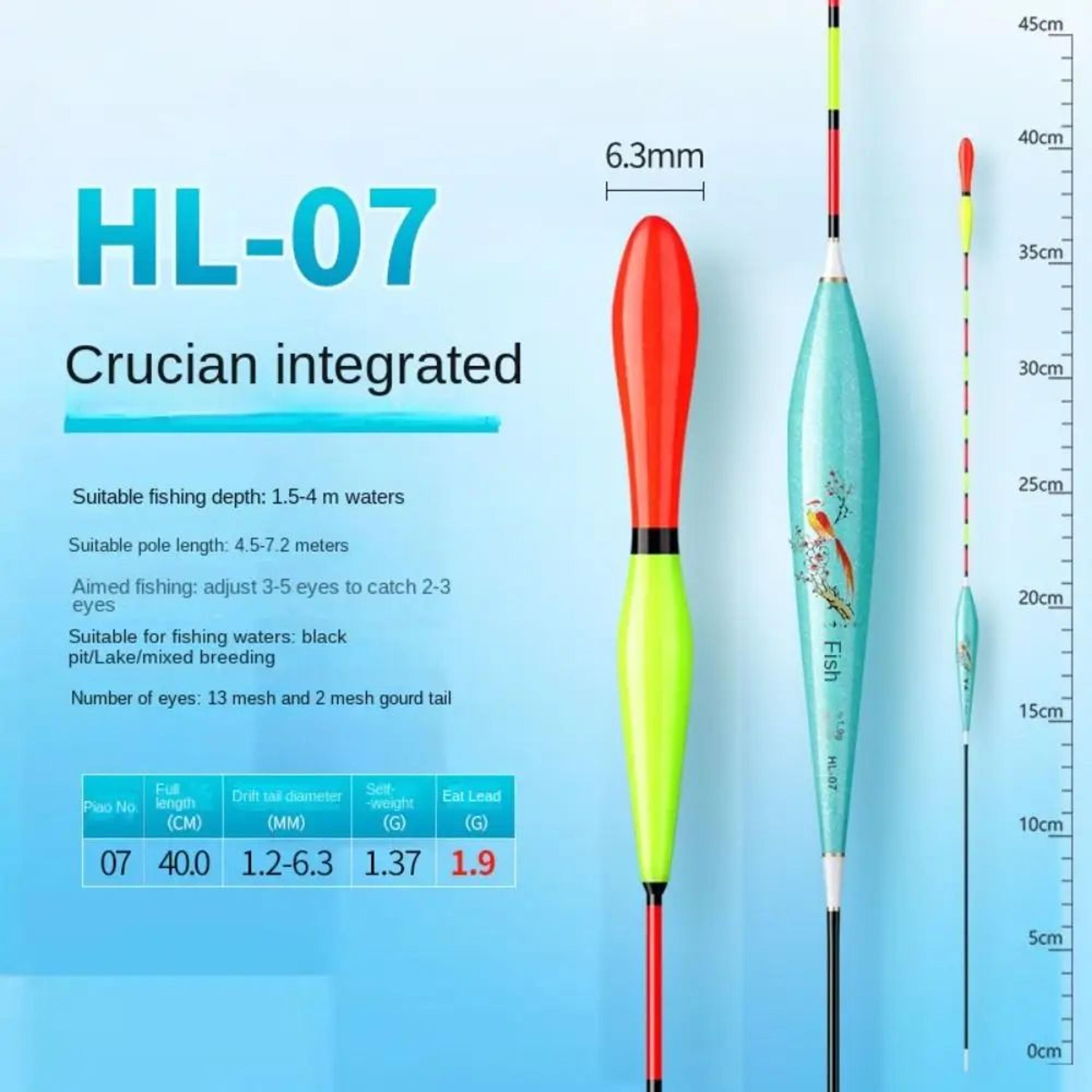 3Pack Rocky Strike Indicator Fishing Floats  HighVisibility Triangle Tail Slip Bobber Set 10