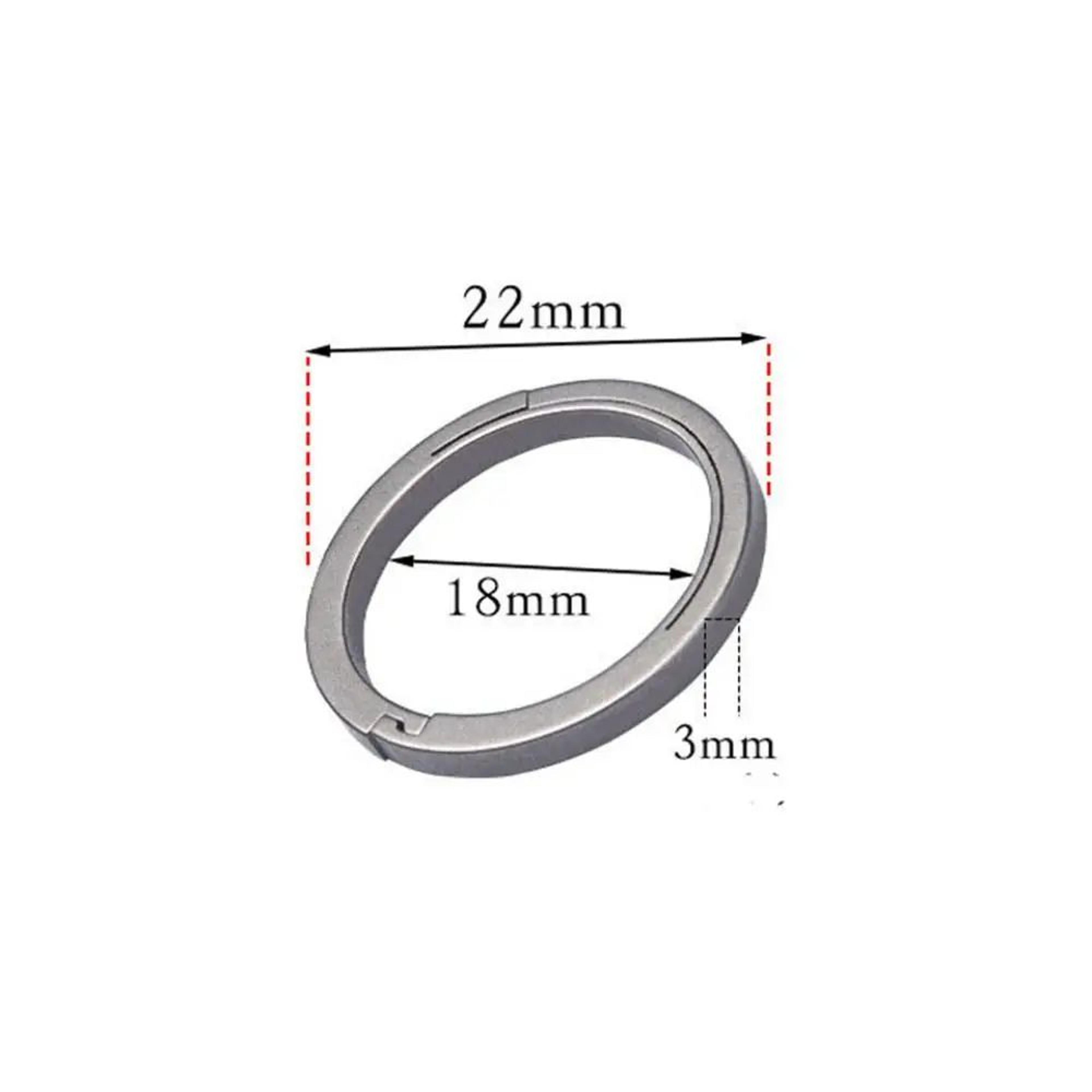 UltraLight TC4 Titanium Key Ring Set 1732mm  Minimalist EDC Keyring For Everyday Carry 6