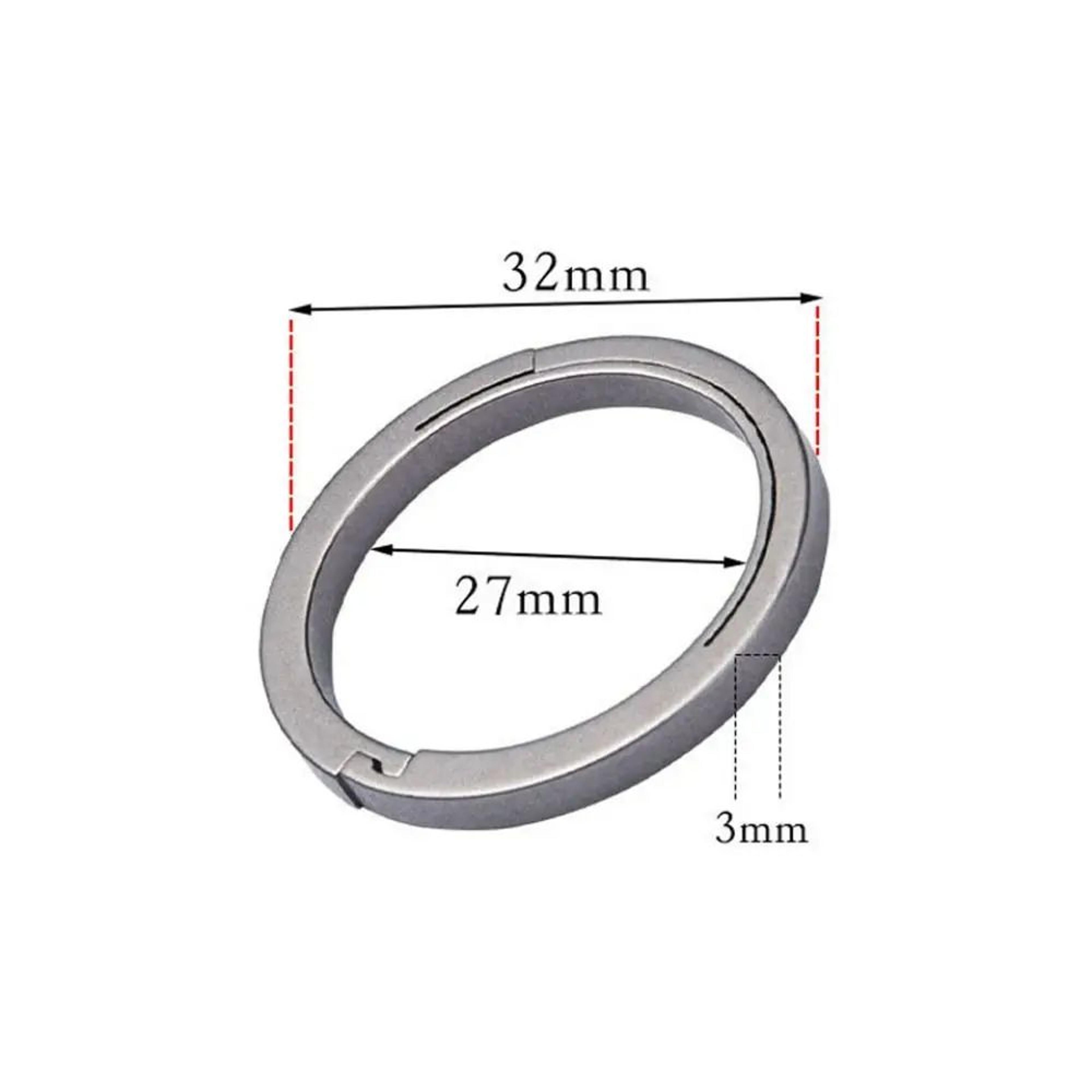 UltraLight TC4 Titanium Key Ring Set 1732mm  Minimalist EDC Keyring For Everyday Carry 8
