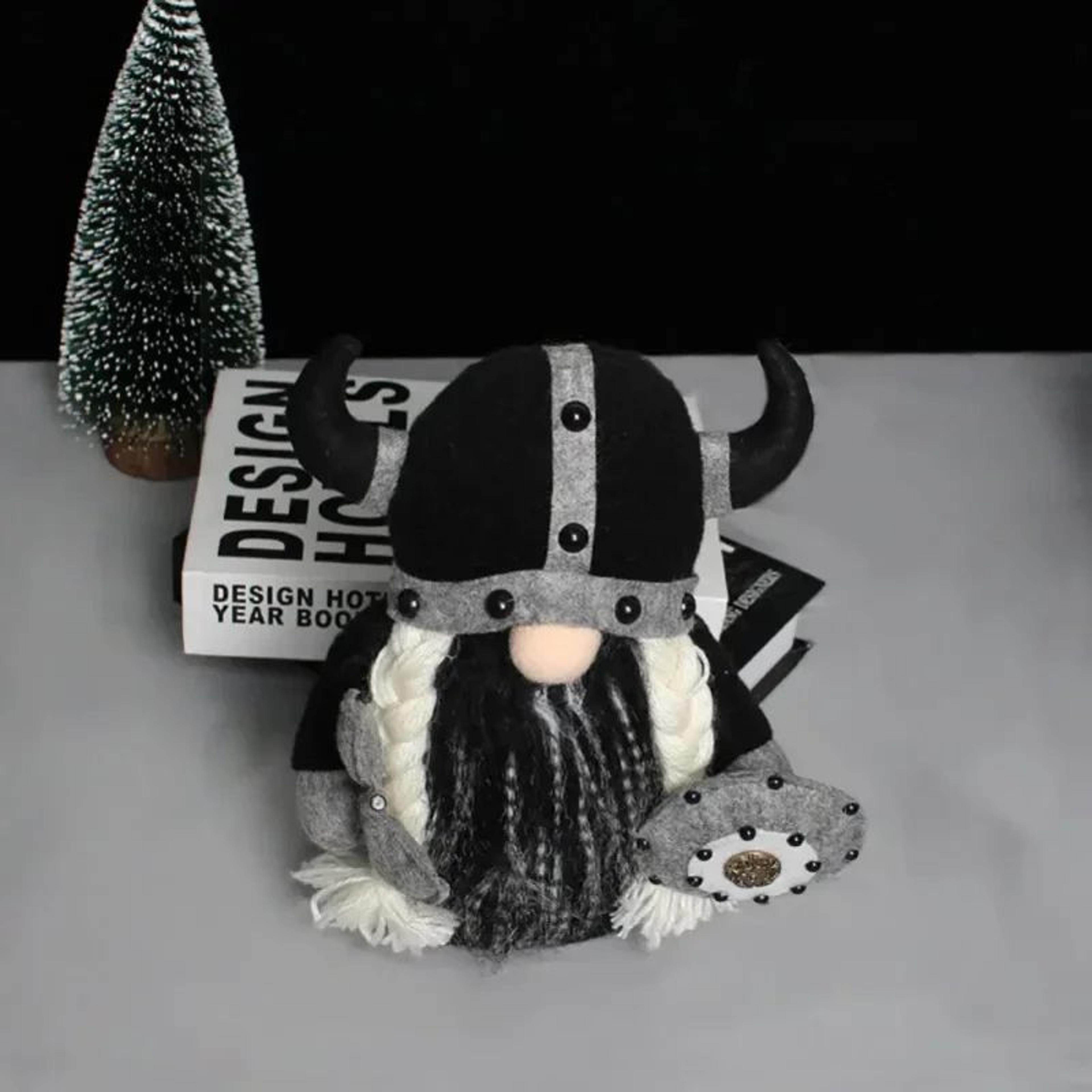 Faceless Viking  Knight Gnome Plush Doll  Whimsical Gnome Home Decor  Cozy Gnome Gift 1