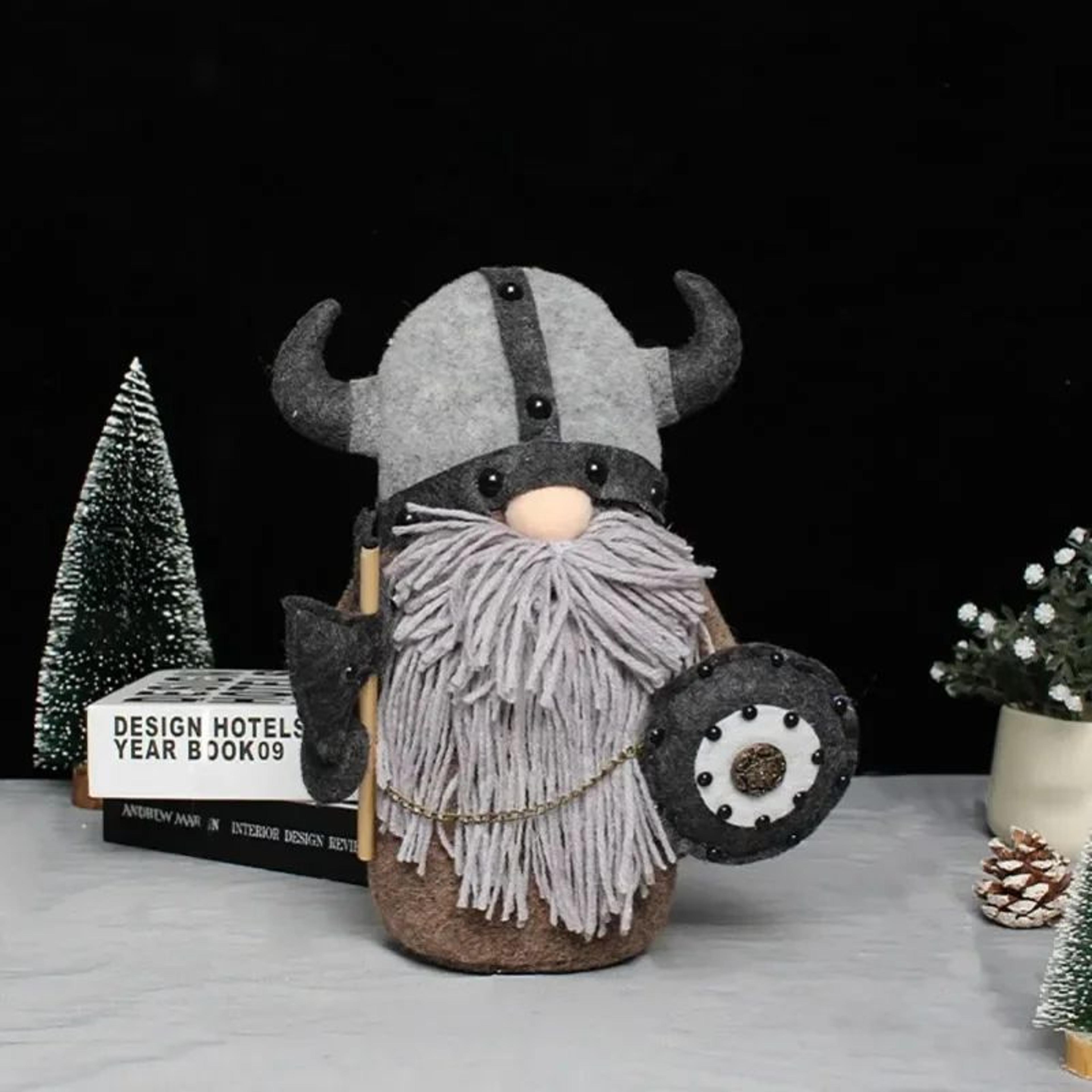 Faceless Viking  Knight Gnome Plush Doll  Whimsical Gnome Home Decor  Cozy Gnome Gift 3