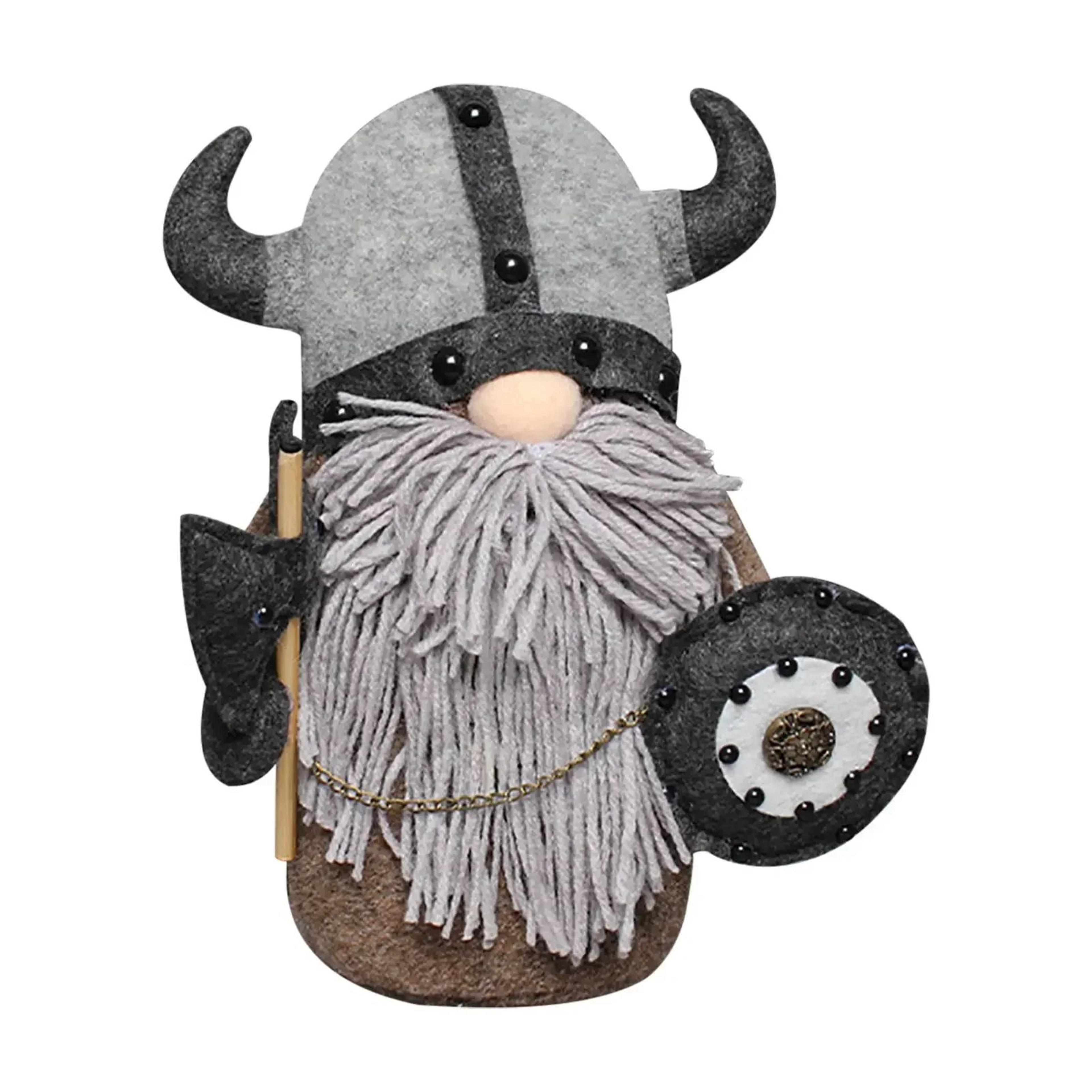 Faceless Viking  Knight Gnome Plush Doll  Whimsical Gnome Home Decor  Cozy Gnome Gift 8