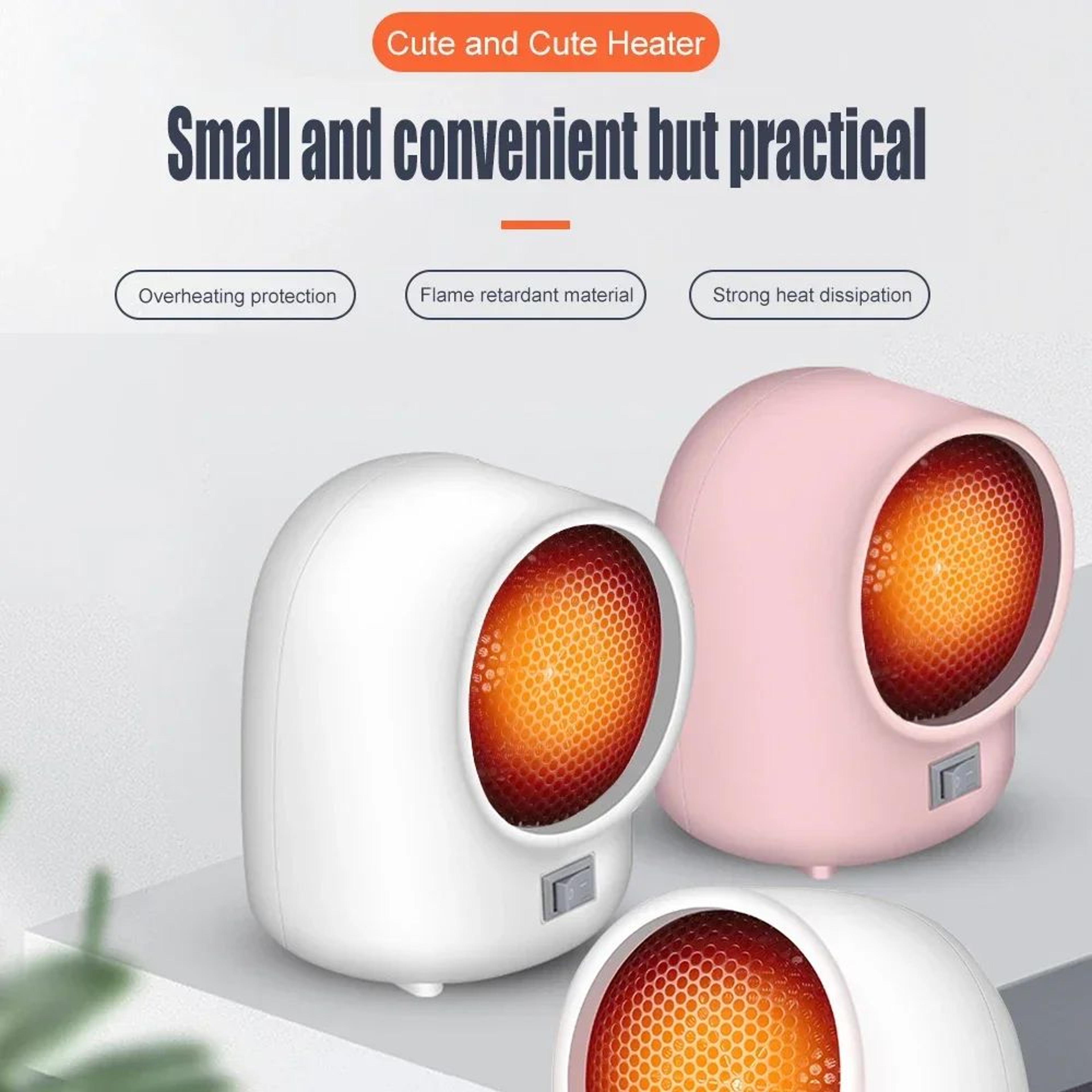 FastHeat Mini Space Heater 220V  Portable Electric Desktop Heater For Home  Office 1