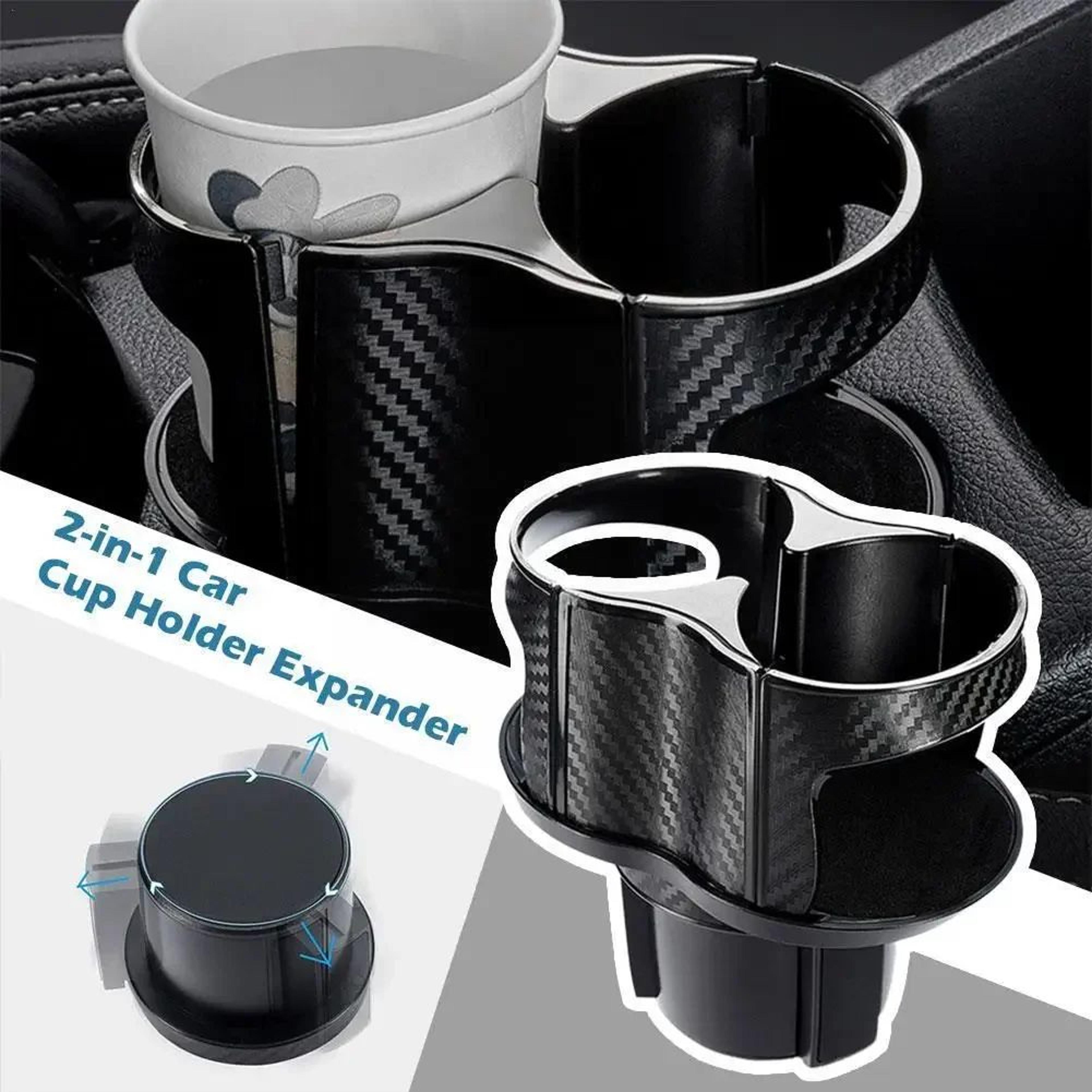 2in1 Car Cup Holder Expander  Organizer  Adjustable Cup Holder Adapter For Large Bottles 0