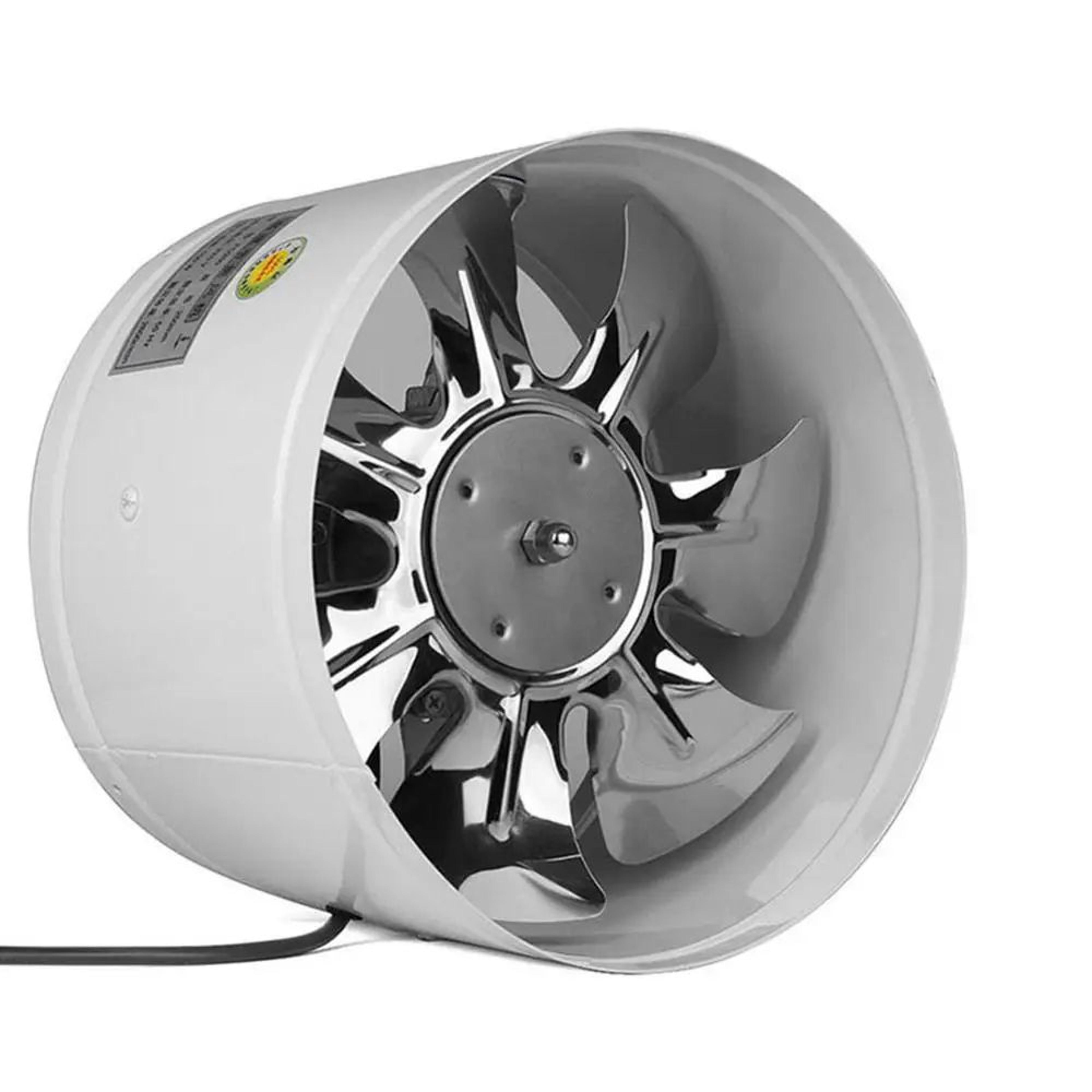 Metal Inline Exhaust Duct Fan 46 110V220V  Booster Ventilation Fan For Bathroom Kitchen  Wall Vents 5