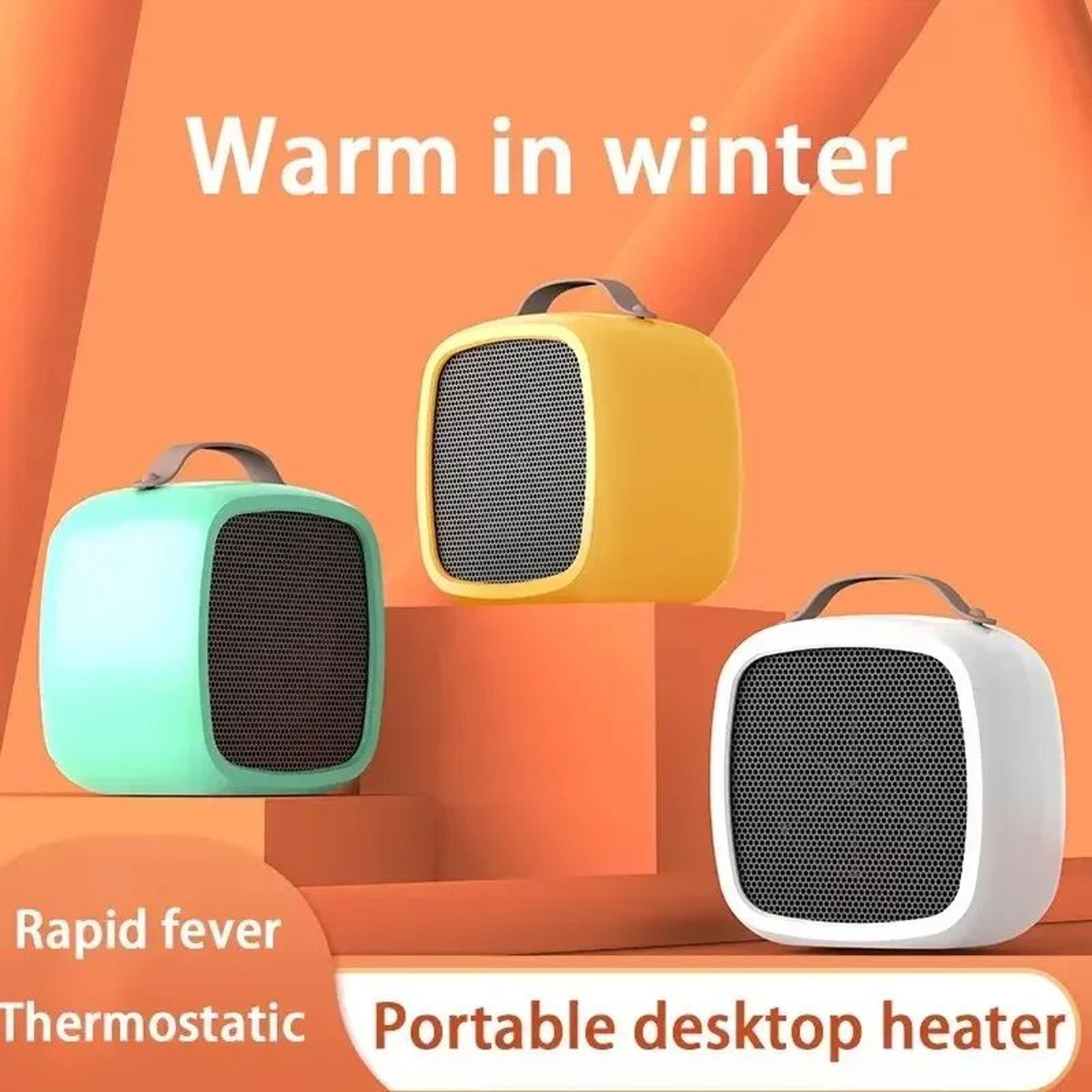 USB Mini Space Heater Desktop Warm Air Blower  Portable Electric Personal Heater For Office  Dorm 0