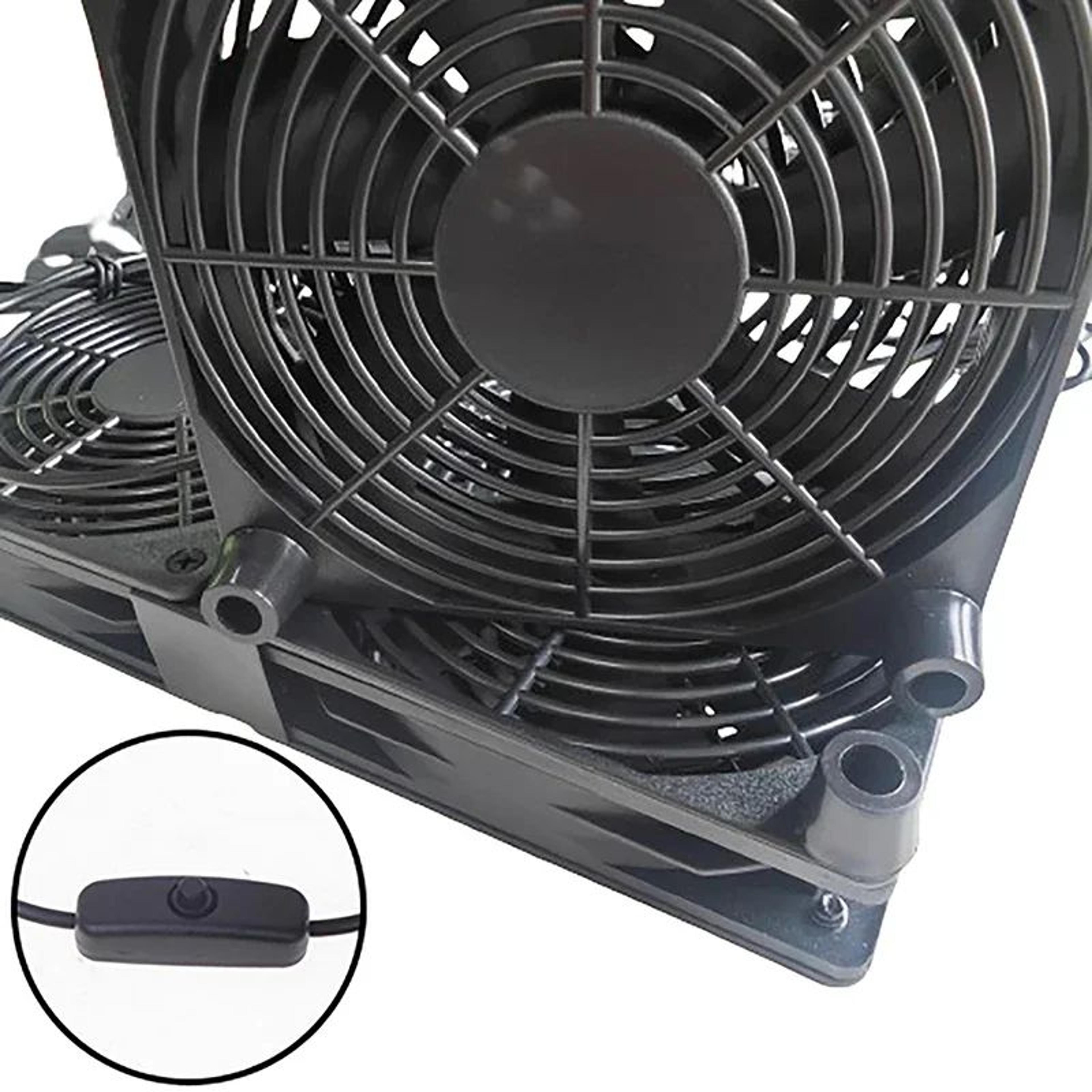 Silent 120mm USB Router Cooling Fan With Adjustable Speed Controller  Quiet Modem  TV Box Cooler 3