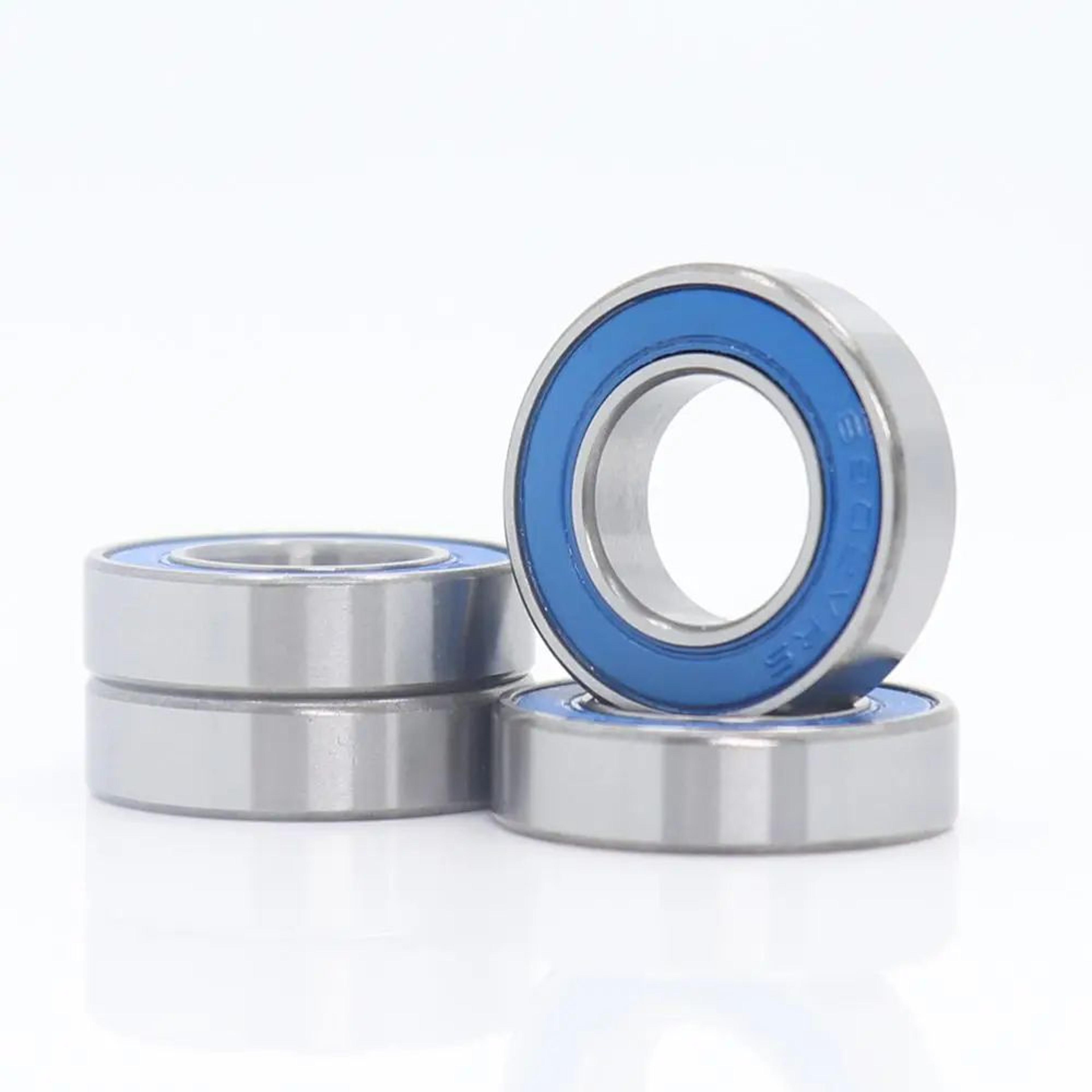 6802 MAX Bike Pivot Bearings 15x24x5mm 4Pack  FullBall Chrome Steel Sealed Suspension Bearings 1
